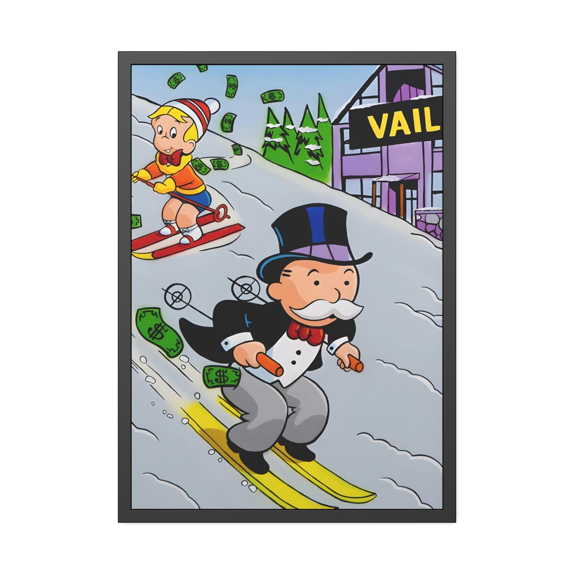 Monopoly & Motivation Alec's World: Creative Framed Posters and Canvas Featuring Alec Monopoly's