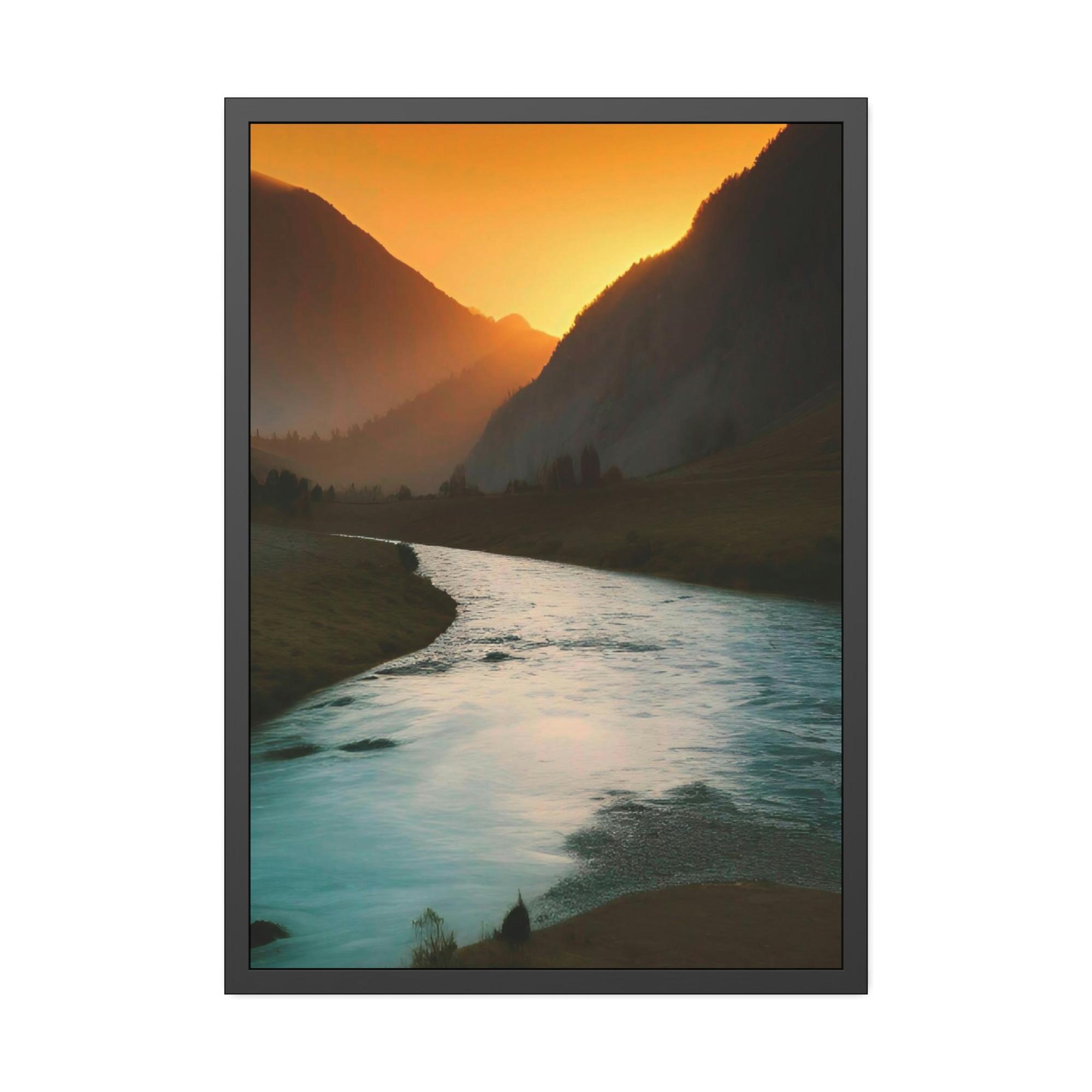 Lakes And Rivers River Reflections: Wall Art and Canvas Print of Lakes and Rivers