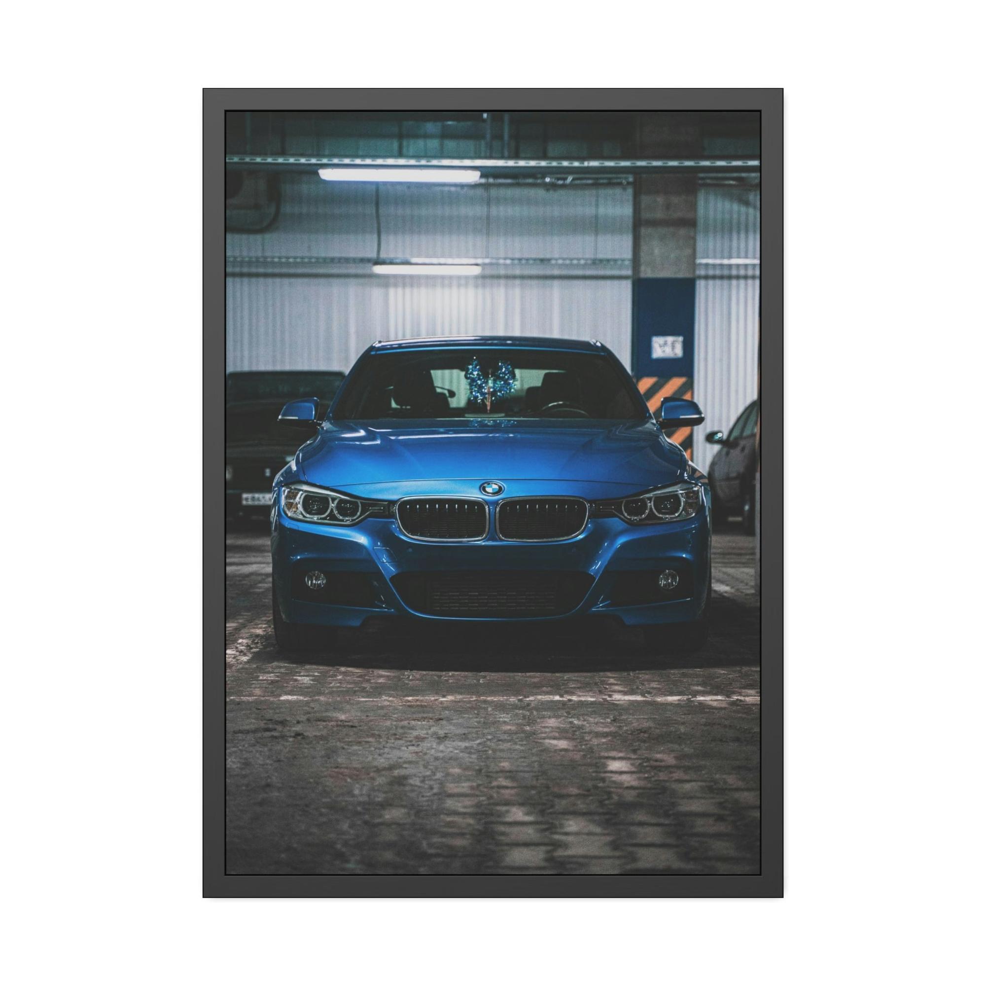 Bmw BMW's Signature Style: Modern Framed Canvas Print for Your Home
