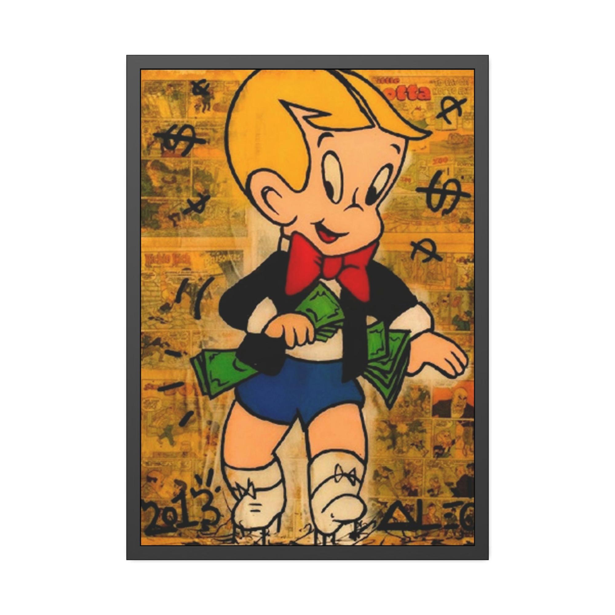 Monopoly & Motivation Bold Wall Art: Alec Monopoly's Print on Canvas and Framed Posters