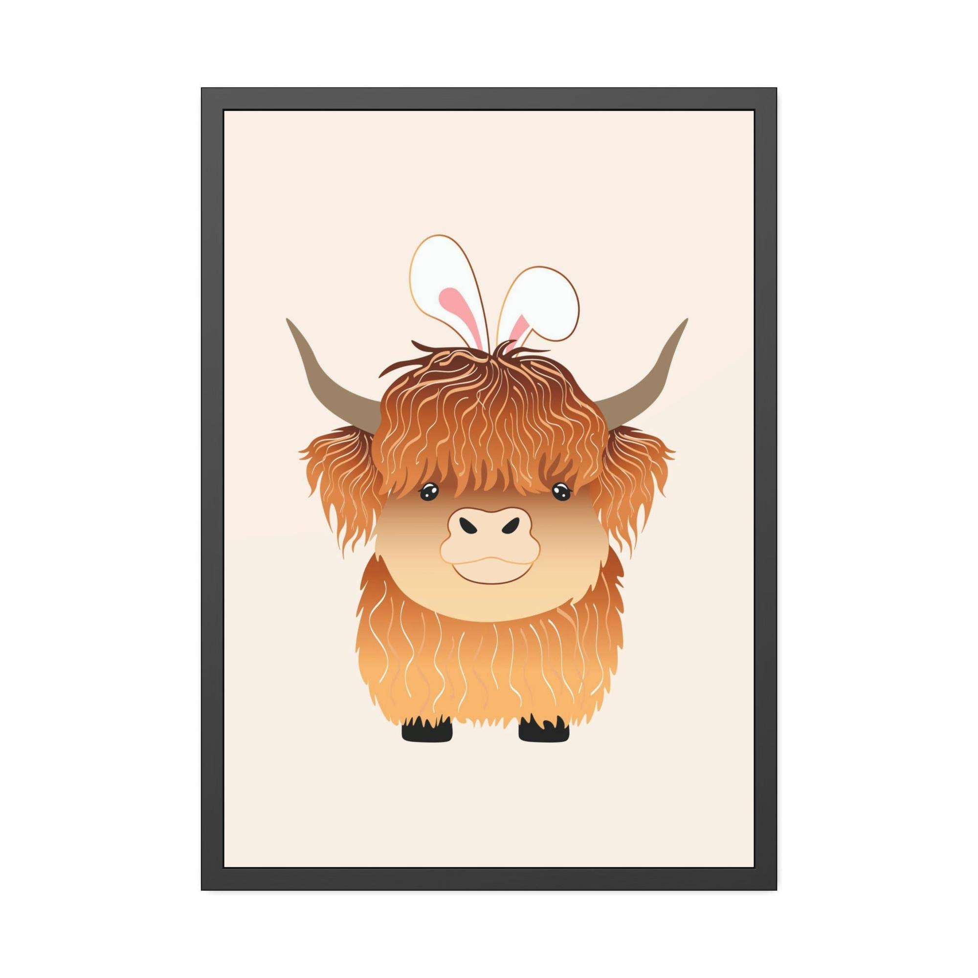 Cows Printed Perfection: High-definition Cow Art on Canvas for a Wall Art Statement