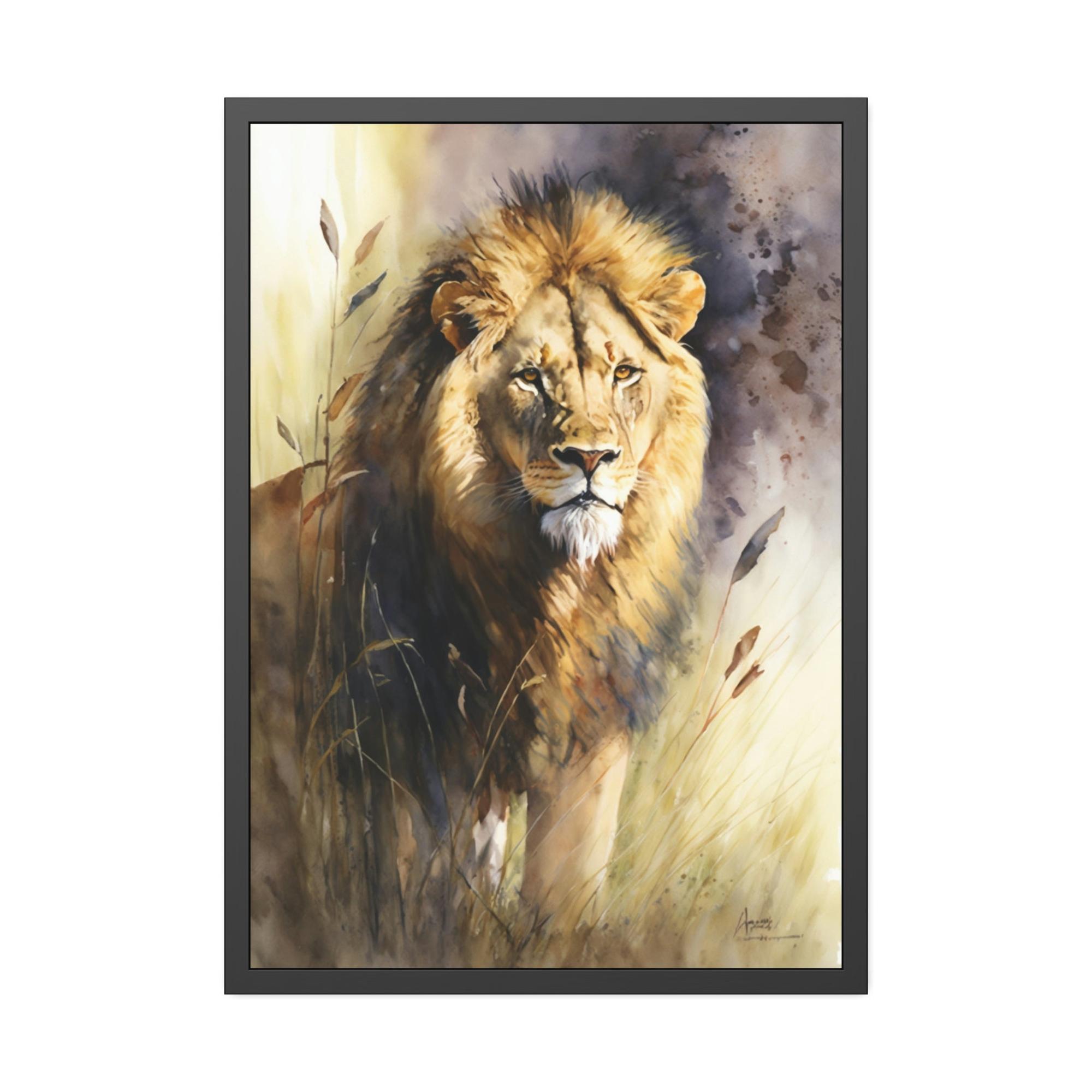 Lions Lion's Spirit: An Artistic Expression of Courage