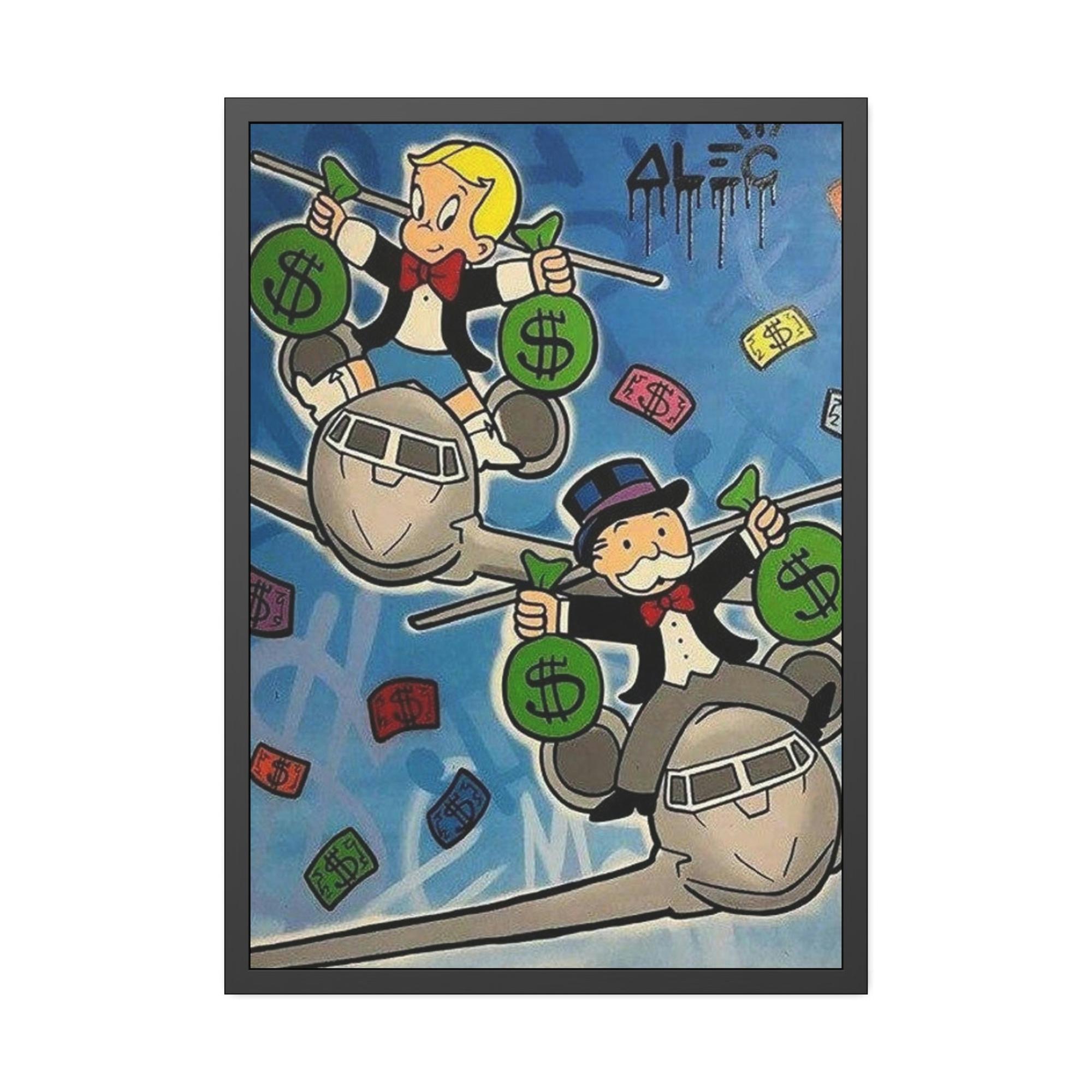 Monopoly & Motivation Colorful and Bold: Alec Monopoly Poster & Canvas Prints for an Eye-Catching Decor