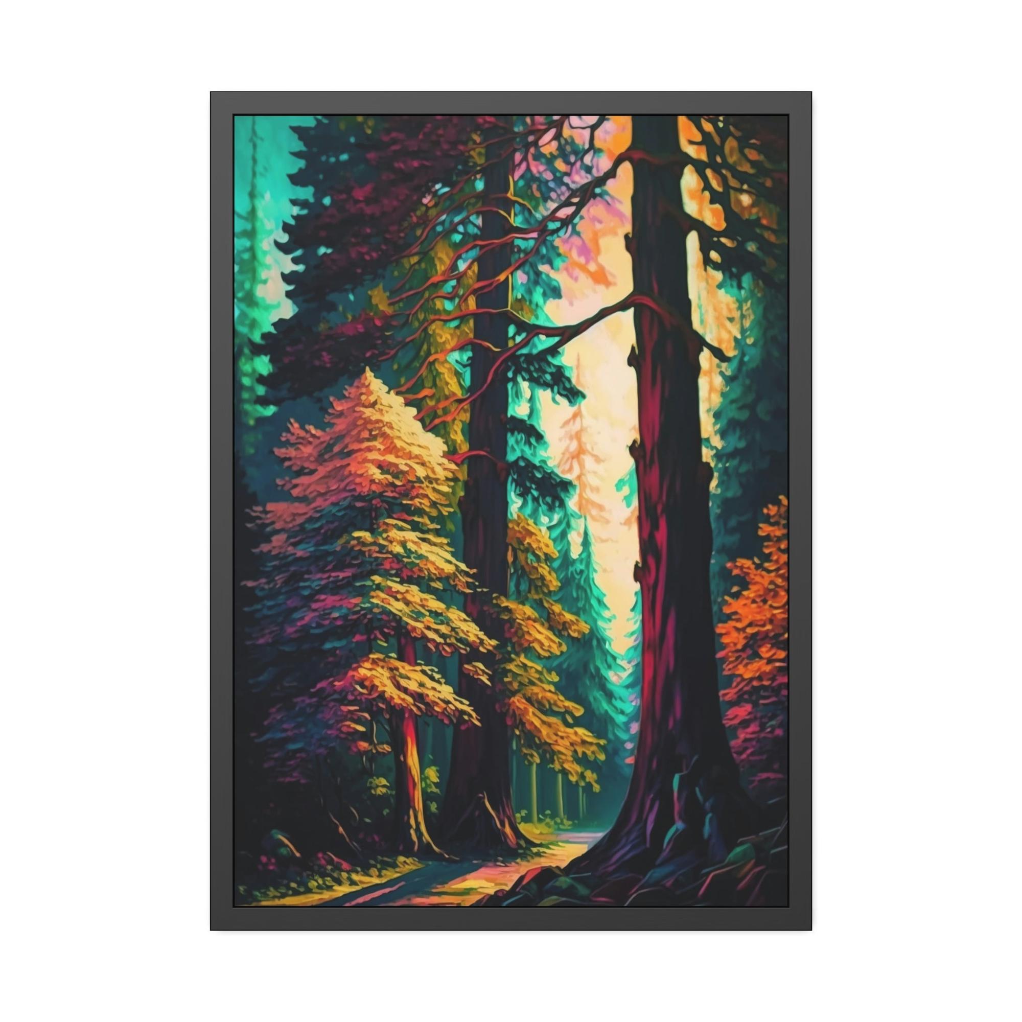 Forest Trees Whispers of the Forest: A Serene Retreat