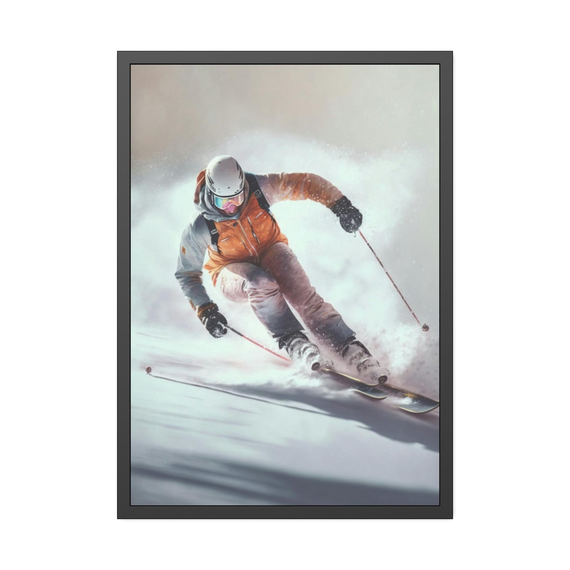 Skiing Mountain Majesty: A Breathtaking Skiing Landscape