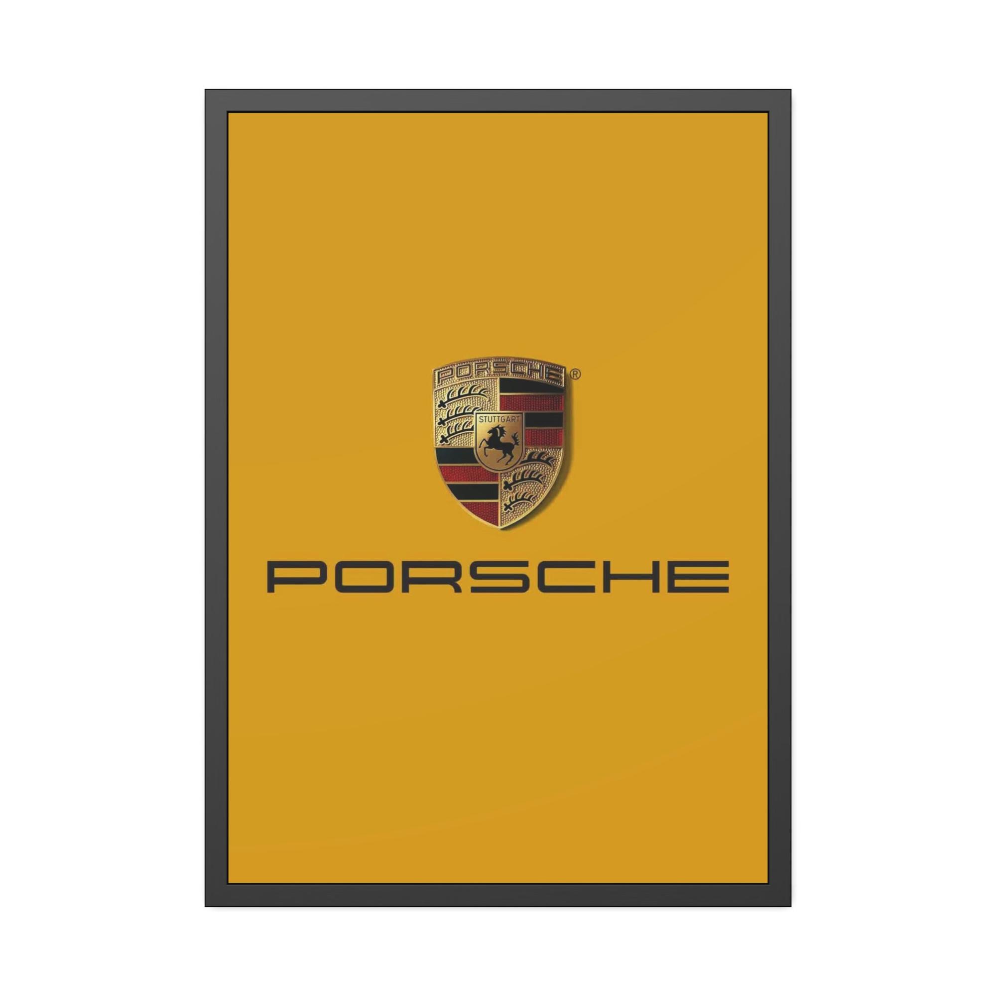 Porsche The Iconic Porsche Logo: A Symbol of Prestige and Quality on Canvas & Poster