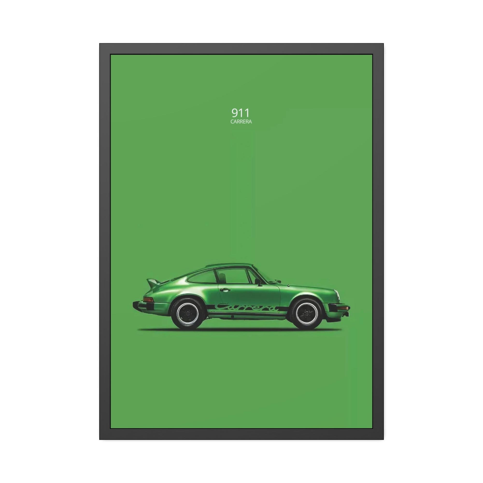 Porsche Classic Porsche: Vintage Wall Art on Natural Canvas & Poster