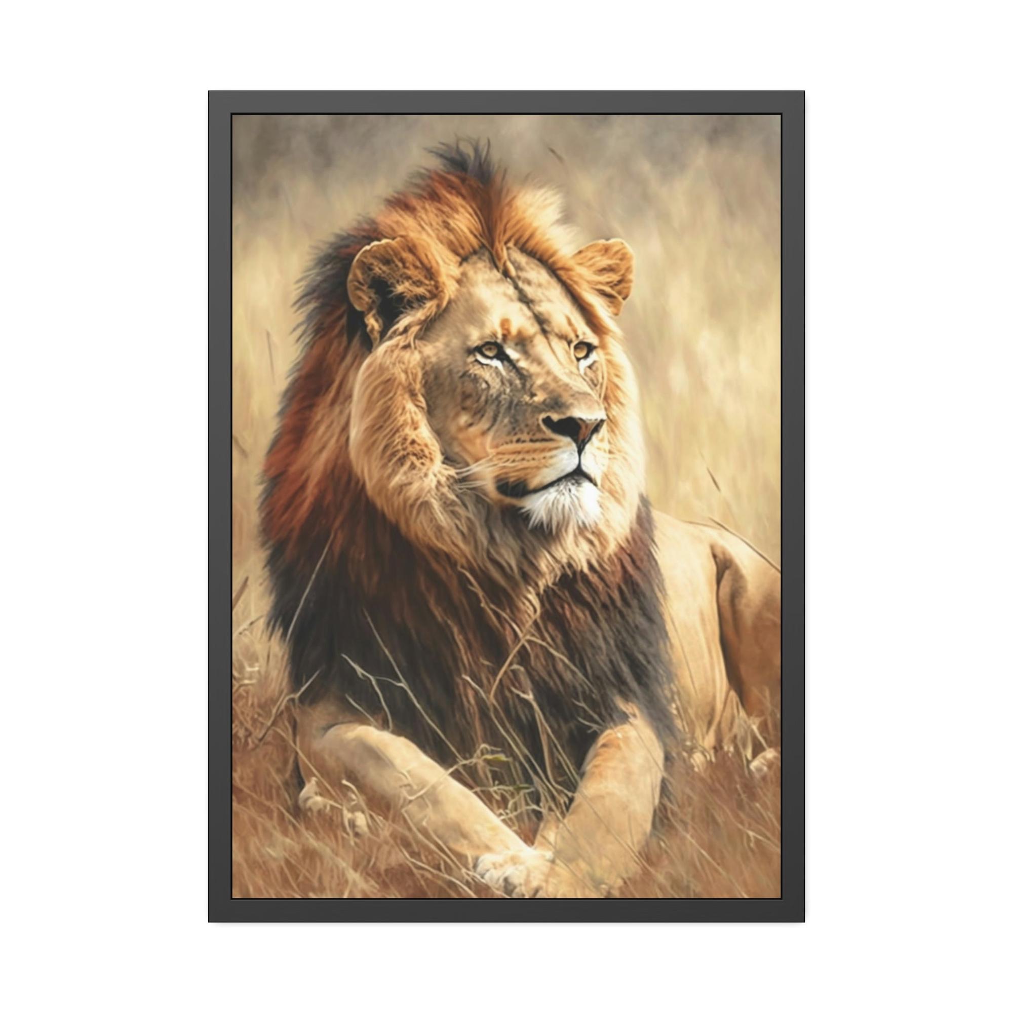 Lions Lion Strength: An Artistic Work with Lion