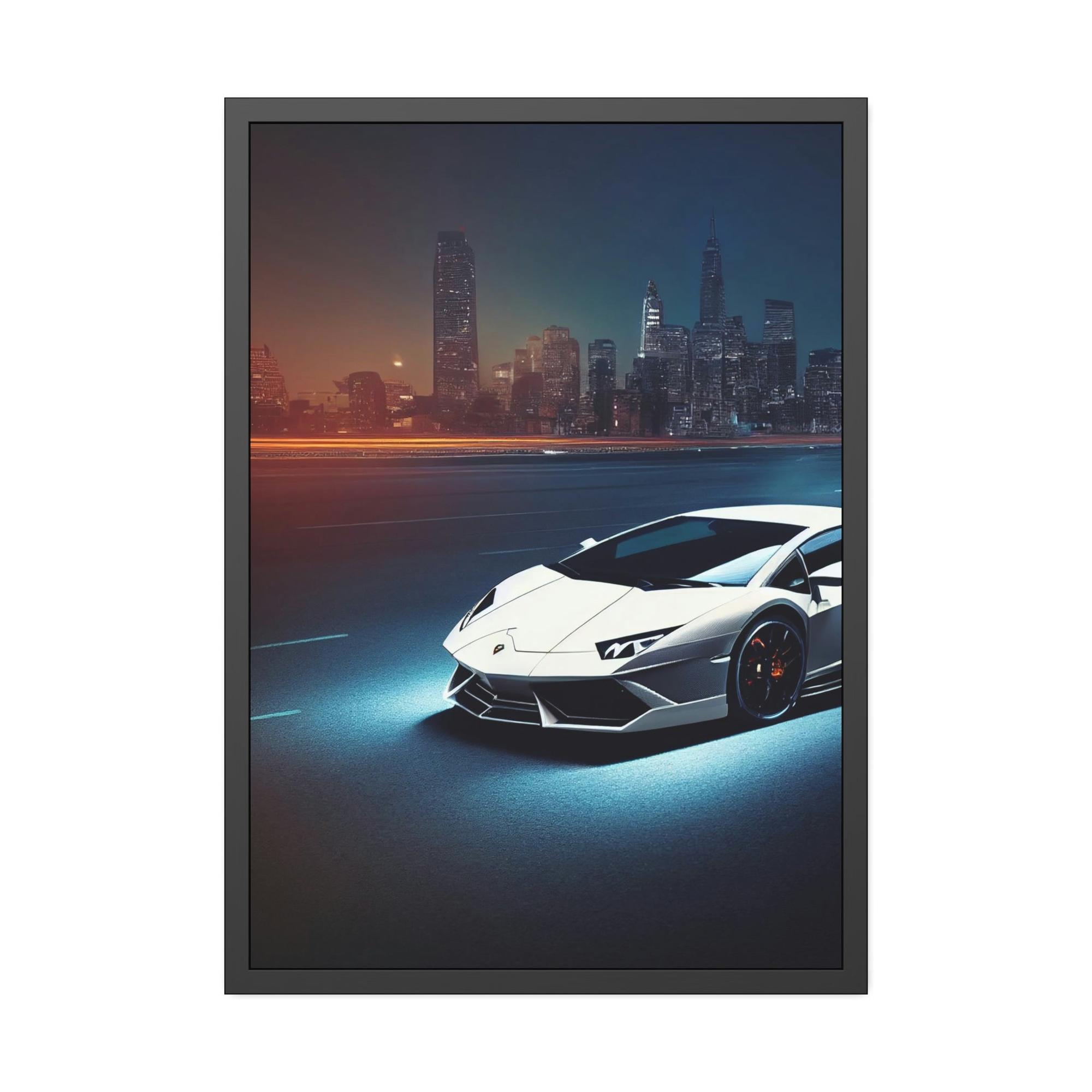 Lamborghini Luxury in Motion: Lamborghini Framed Poster & Canvas for Wall Art