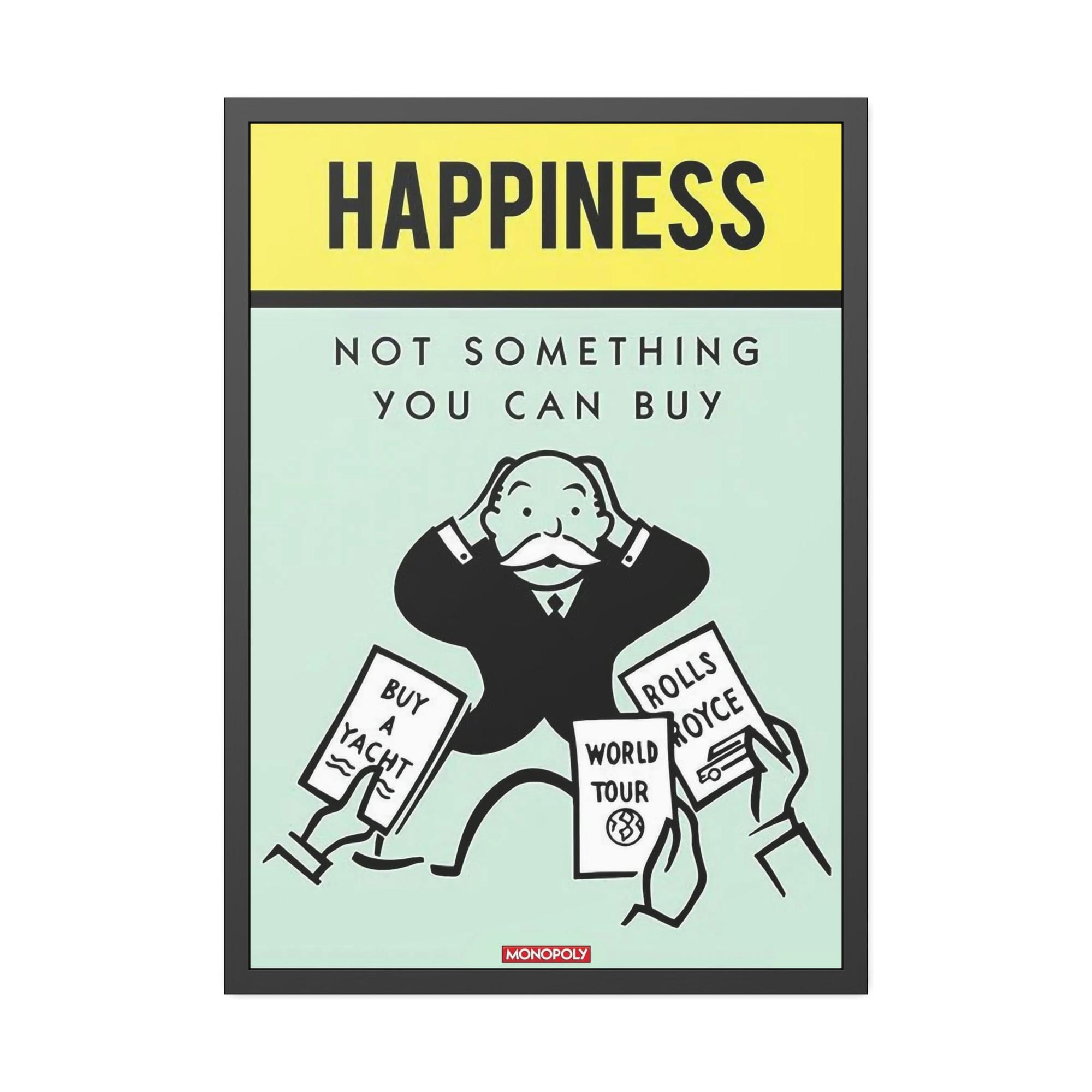 Monopoly & Motivation Money Quotes on Canvas: Alec Monopoly's Art and Poster Collection