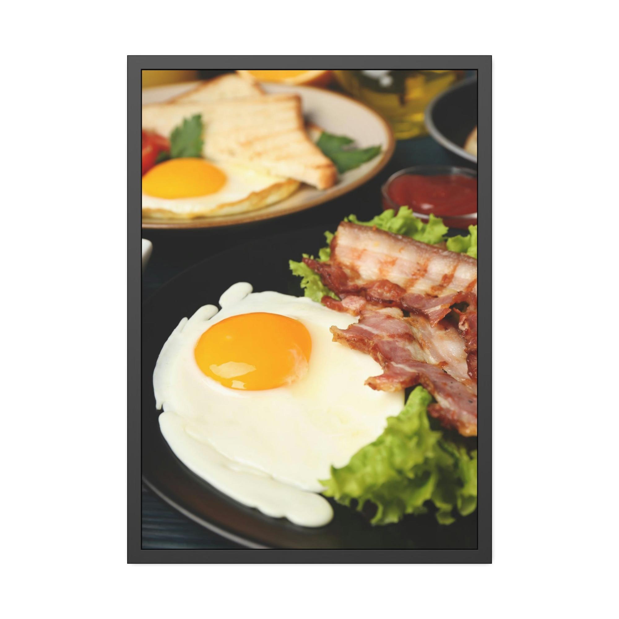 undefined Breakfast Bliss: Canvas Print of a Relaxing Morning Moment