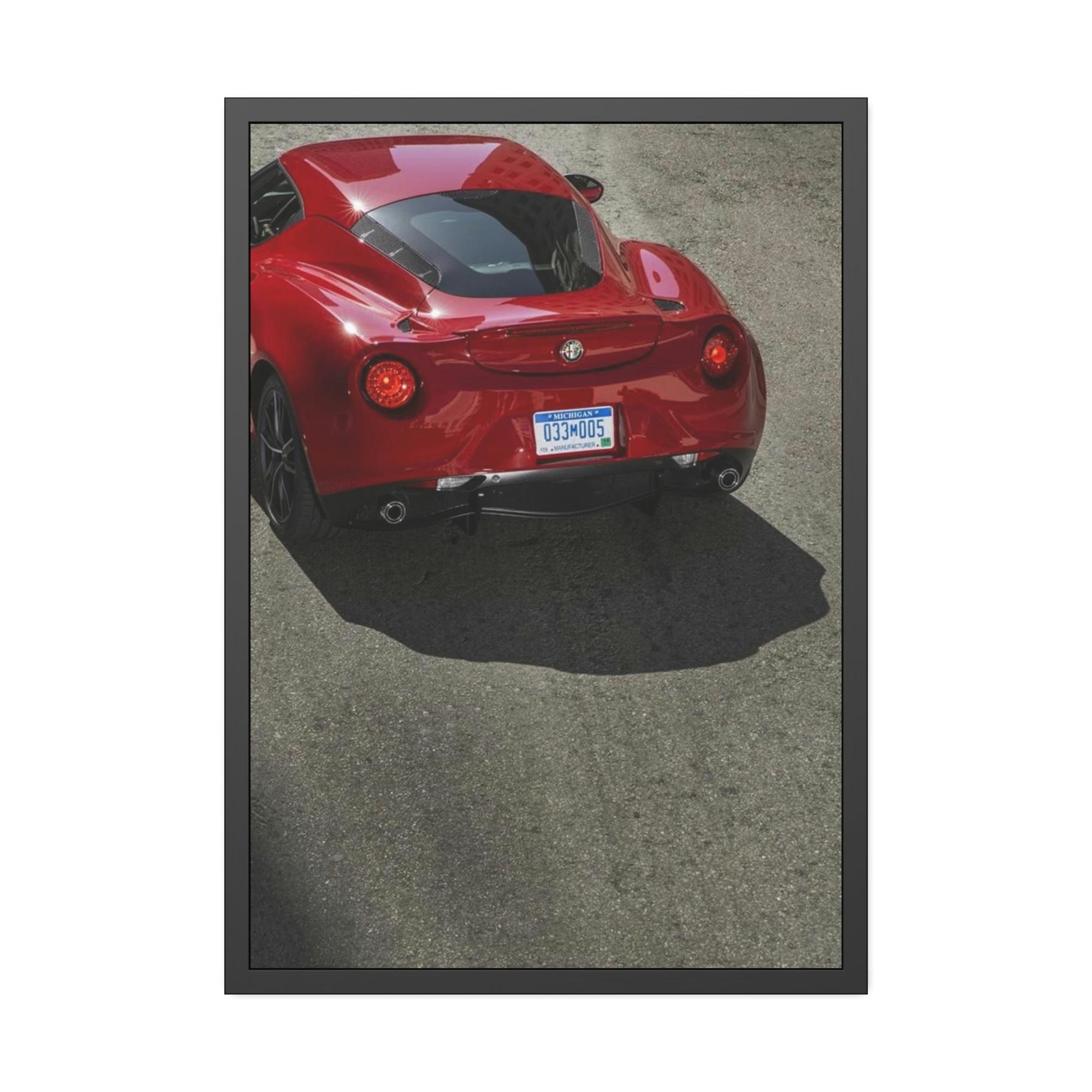 Alfa Romeo Speed and Grace: A Wall Art Print of an Alfa Romeo in Motion