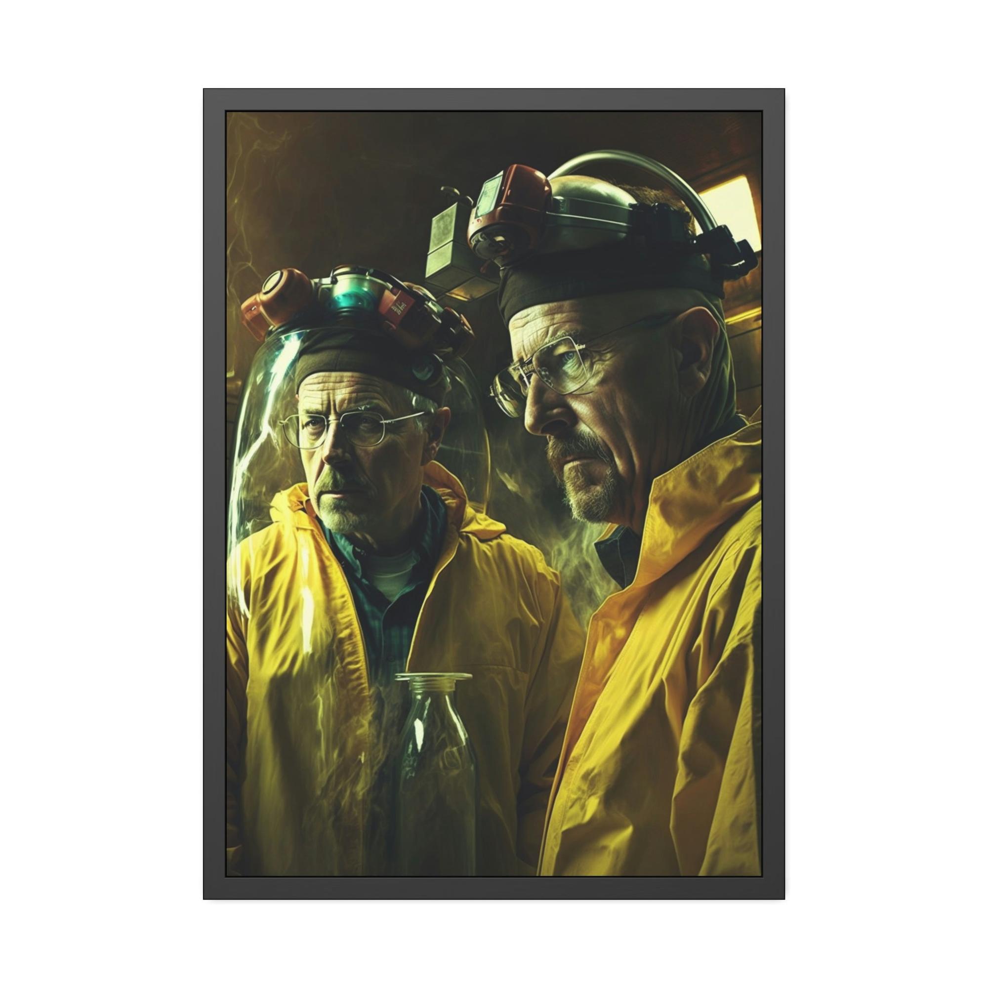 Breaking Bad Breaking Bad: The Ultimate Tribute in Framed Canvas Art