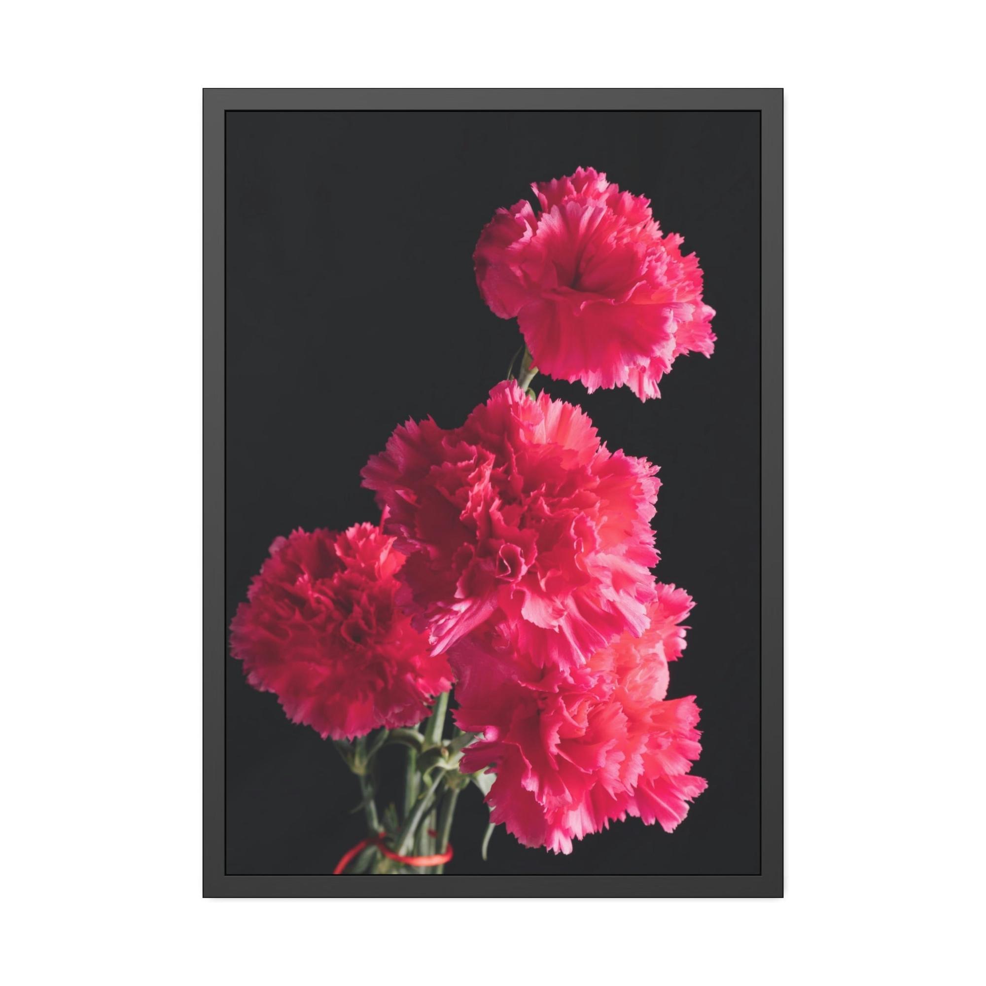 Caribbean Beach Blooming Beauty: Natural Canvas and Art Prints of Carnations for Your Home