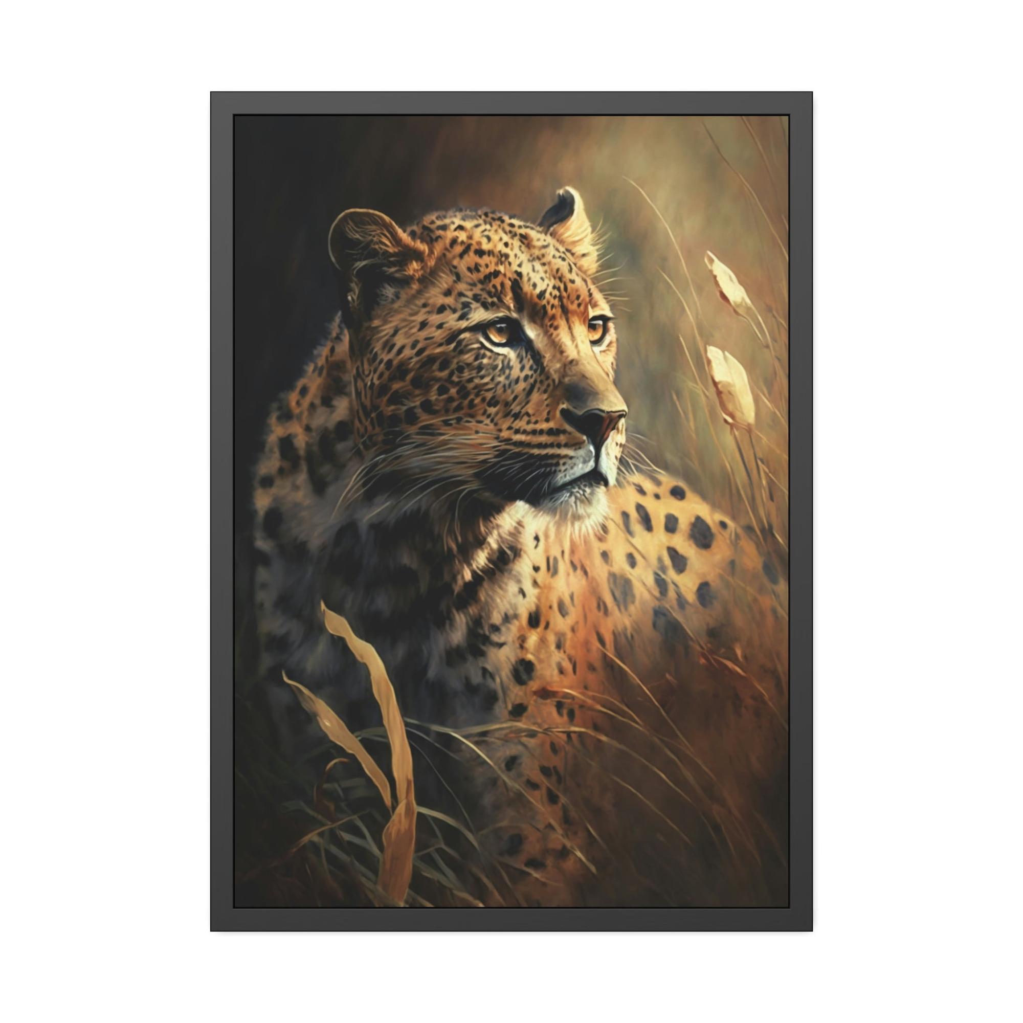 undefined Fierce and Fast: Cheetahs on Dynamic Framed Canvas