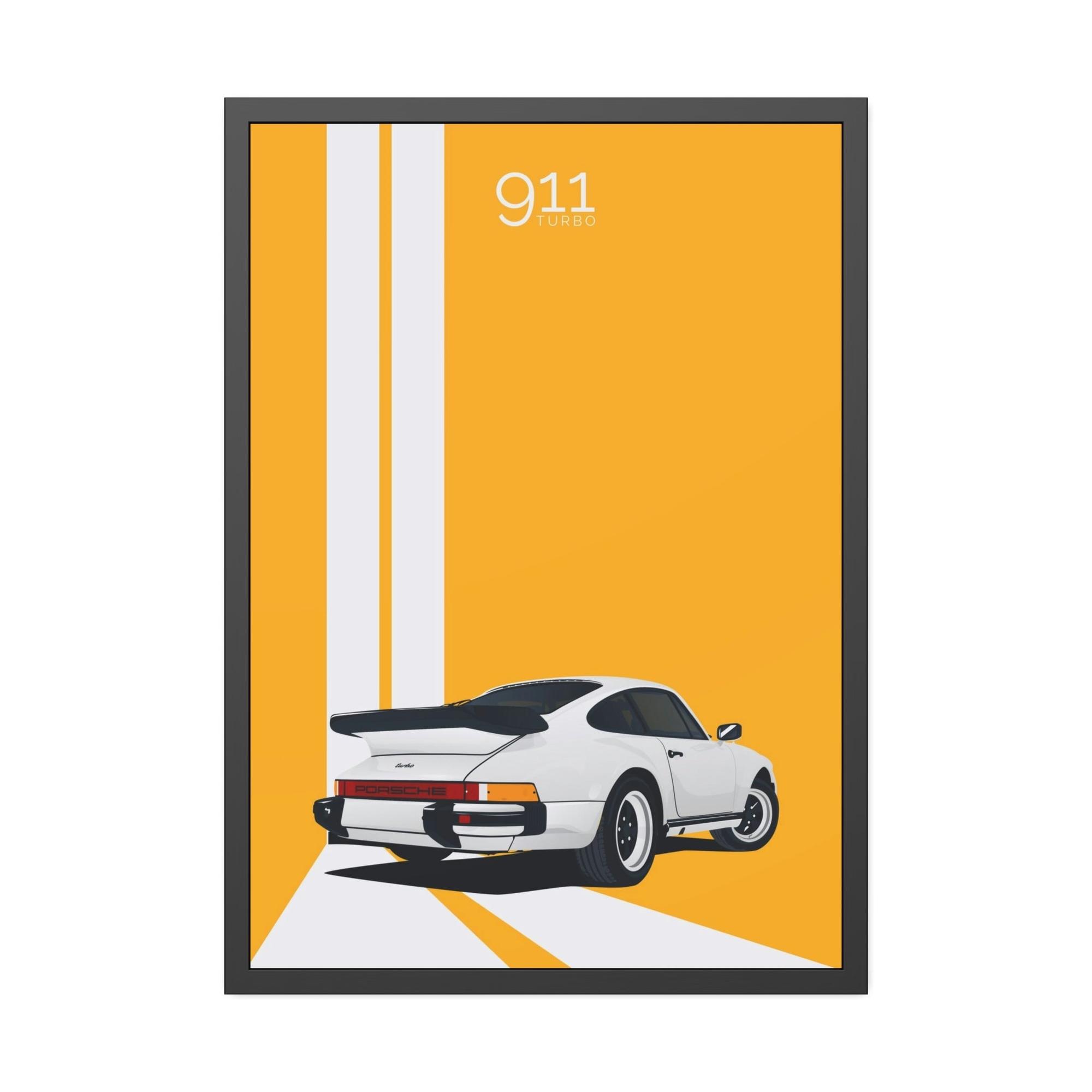 Porsche Racing with Style: A Canvas & Poster Print of Porsche's Sleek Lines in Action
