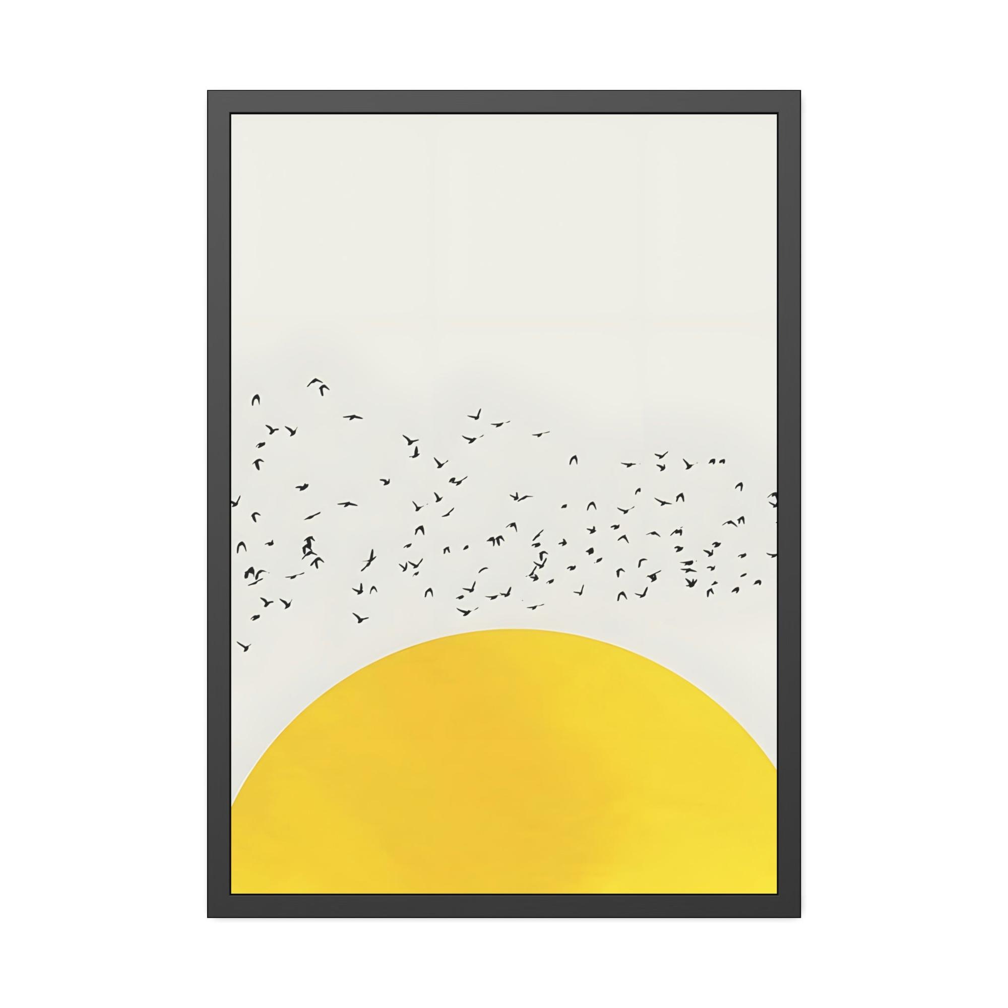 Yellow Yellow Symphony: An Elegant and Beautiful Canvas Art Print and Framed Poster of Yellow Color