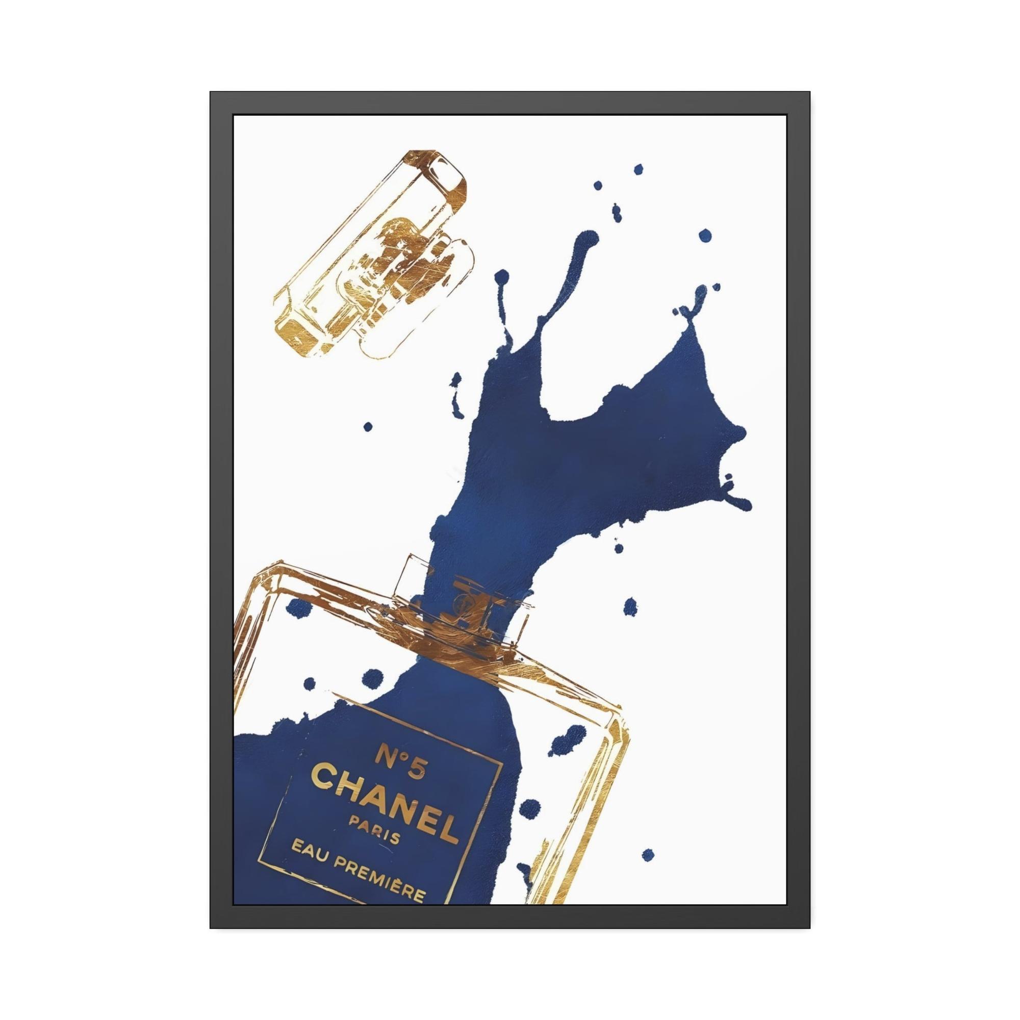 Chanel Framed Elegance: Celebrating Chanel's Iconic Influence on Canvas & Poster
