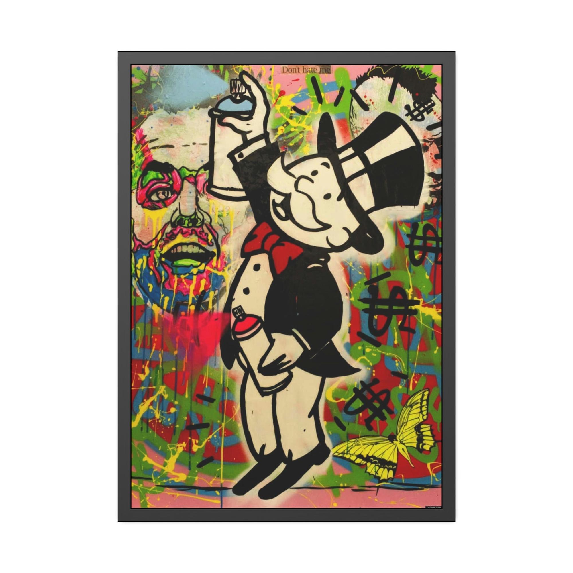 Monopoly & Motivation Urban Art that Inspires: Alec Monopoly's Wall Art and Poster Collection