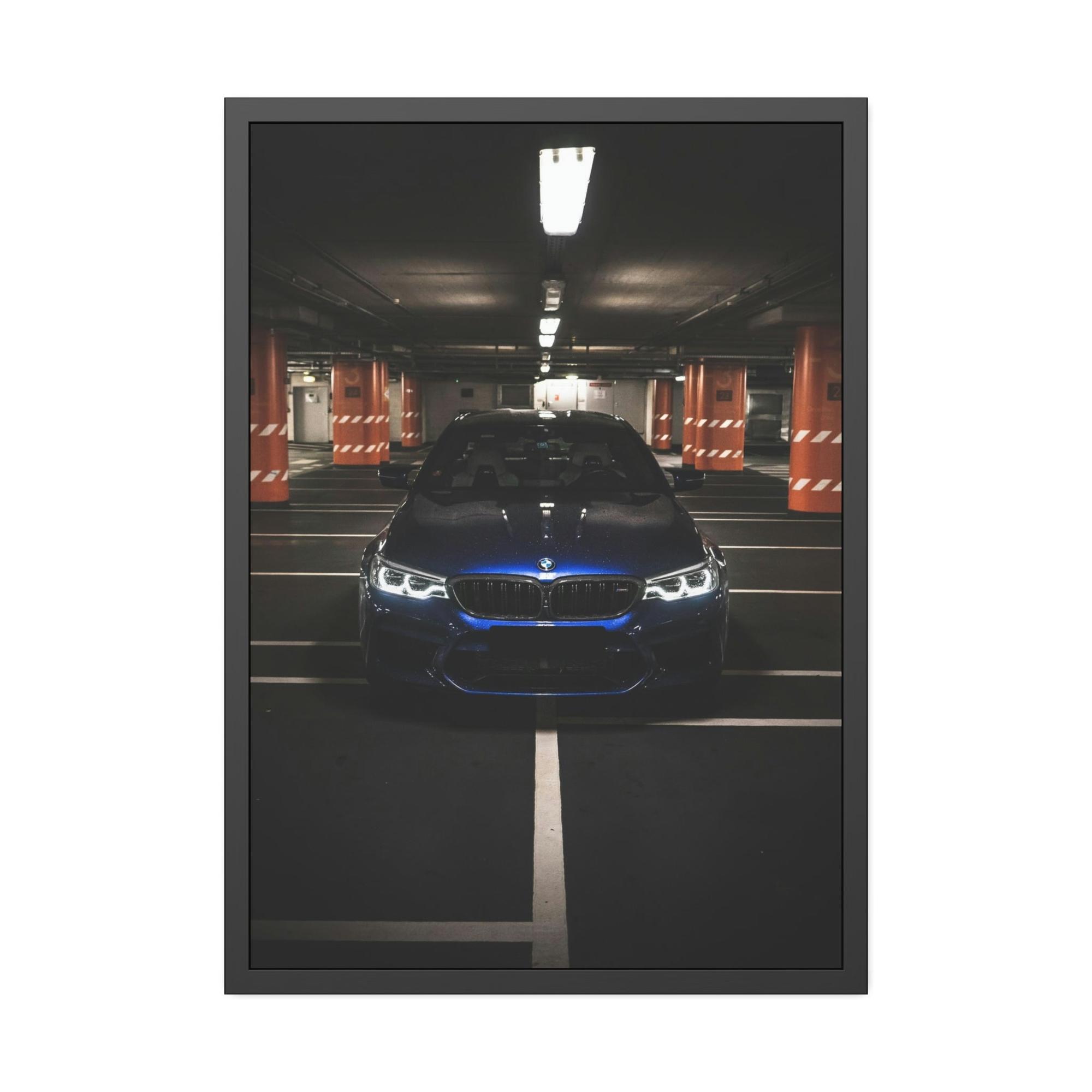 Bmw The Power of BMW: High-Quality Art Print on Natural Canvas & Poster
