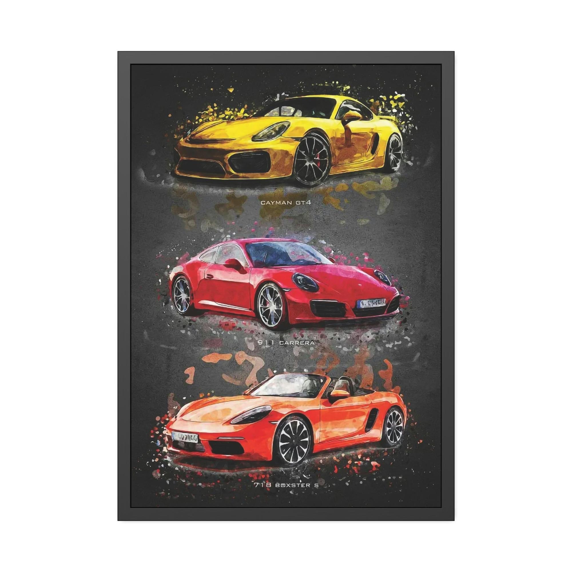 Porsche Porsche Dreams: Inspirational Wall Art on a Framed Poster & Canvas