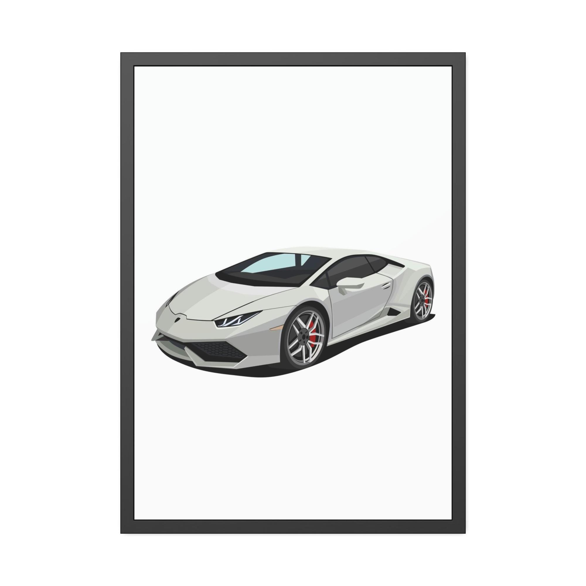 Lamborghini Lamborghini's Track Legend: Canvas & Poster Art of a Supercar