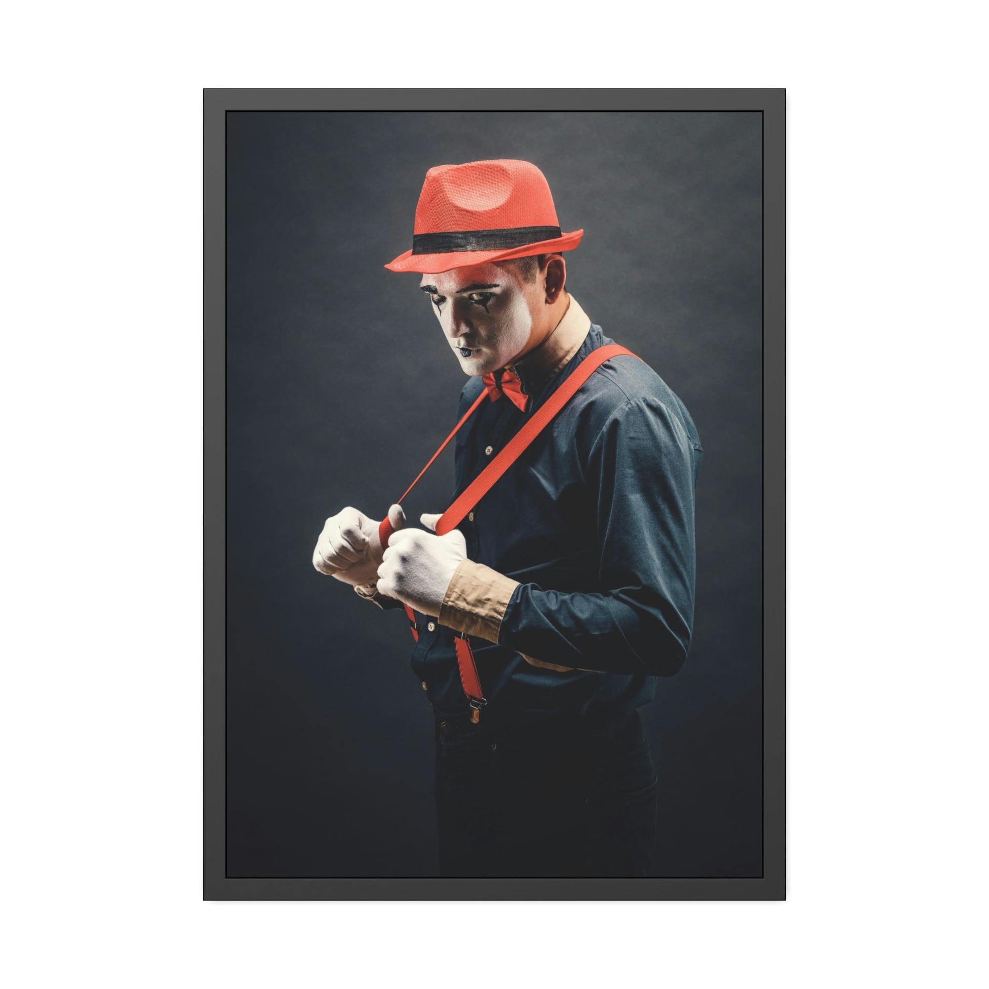 Comedians The Comedian's Art: Captivating Print on Framed Canvas for Your Home