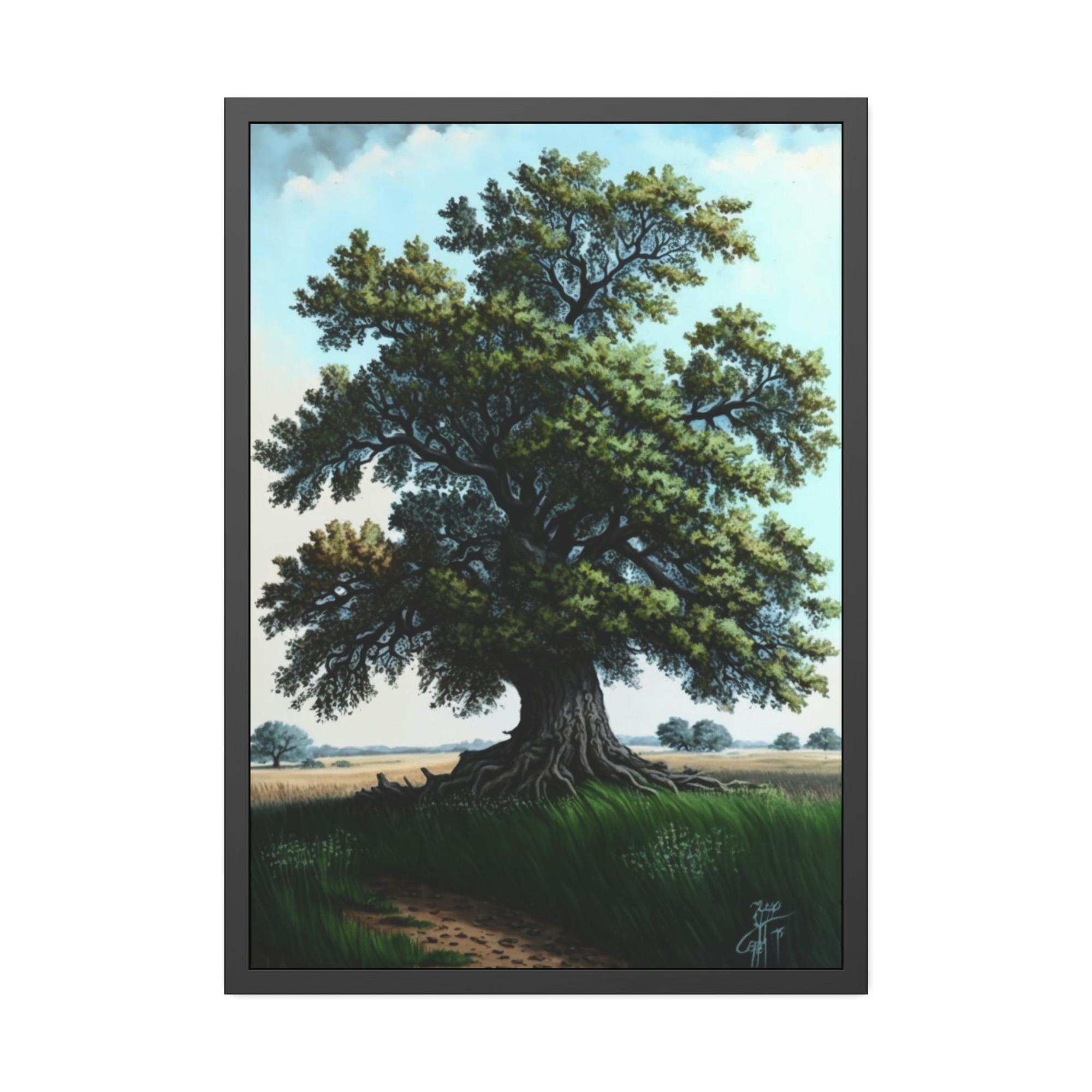 undefined The Mighty Oak Tree: A Towering Presence of Strength and Stability