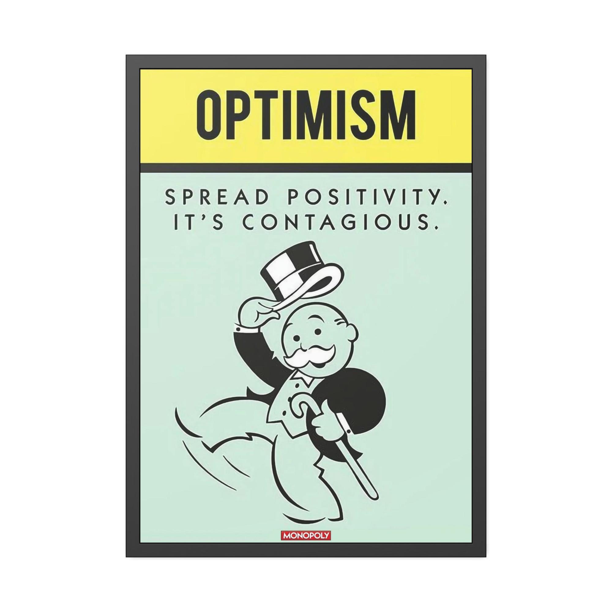 Monopoly & Motivation Colorful and Inspiring: Alec Monopoly's Quote Canvas and Poster Print