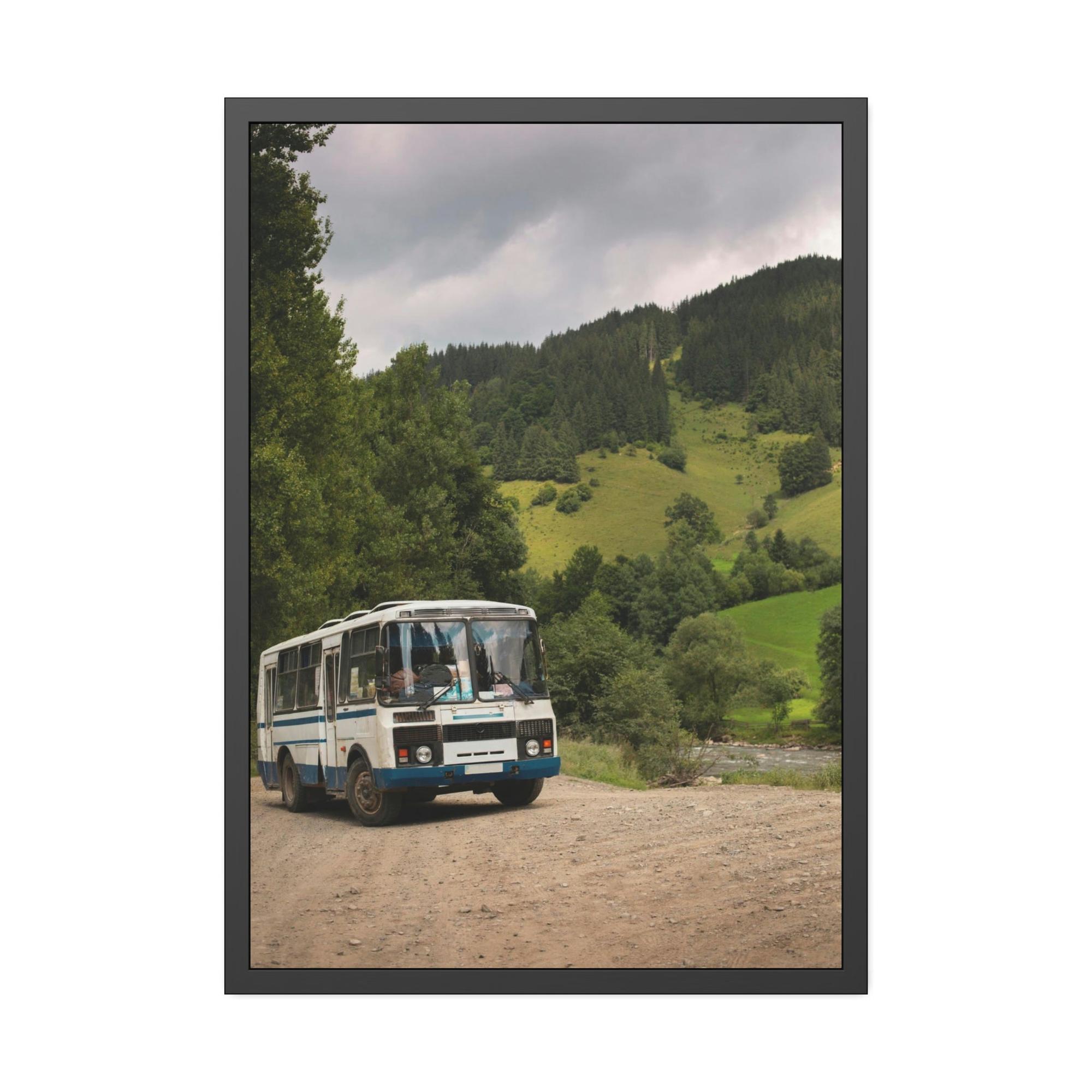 undefined The Joyful Journey: Bus Travel Canvas Art for Wanderers