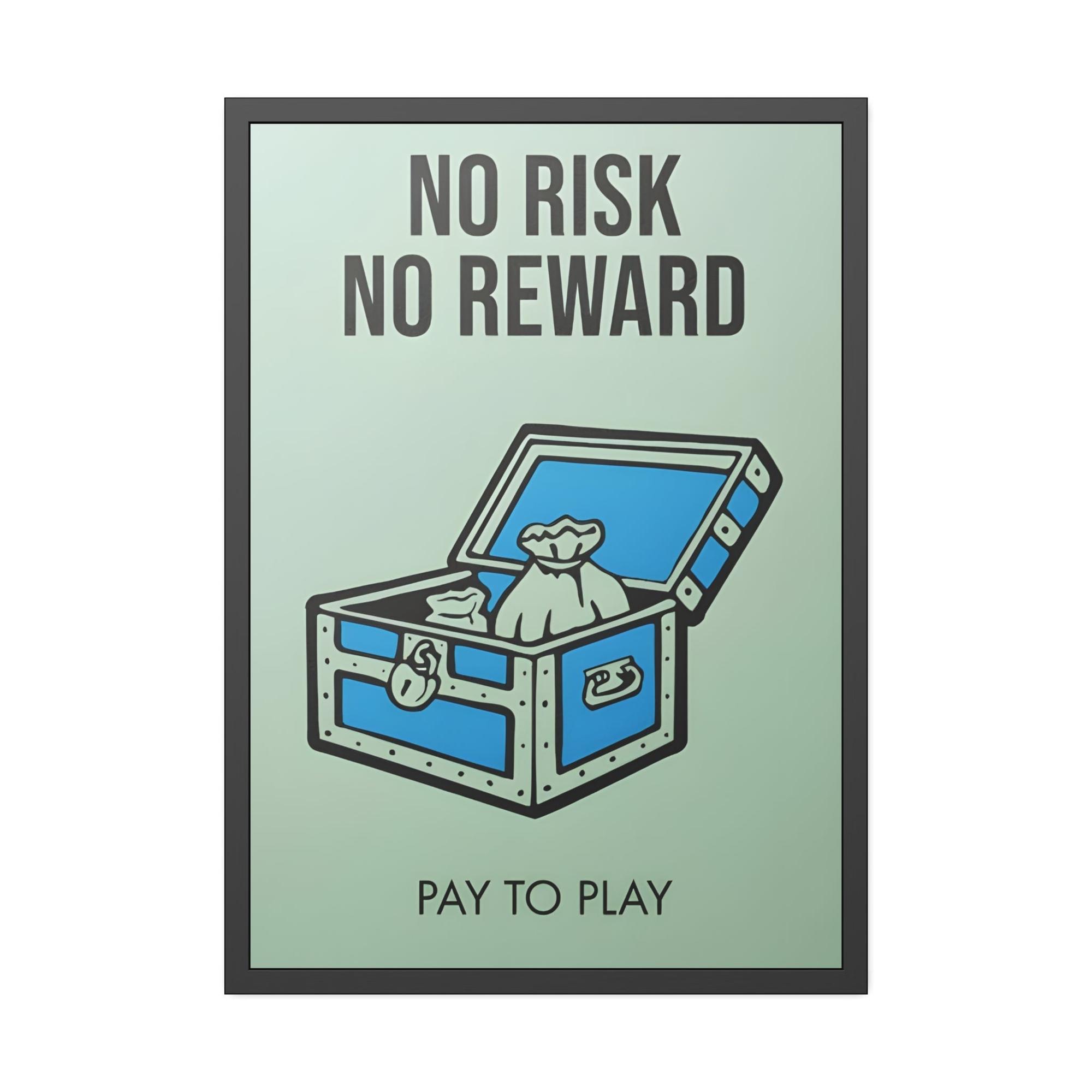 Monopoly & Motivation Monopoly's Motivational Masterpiece: Framed Canvas of Inspiration