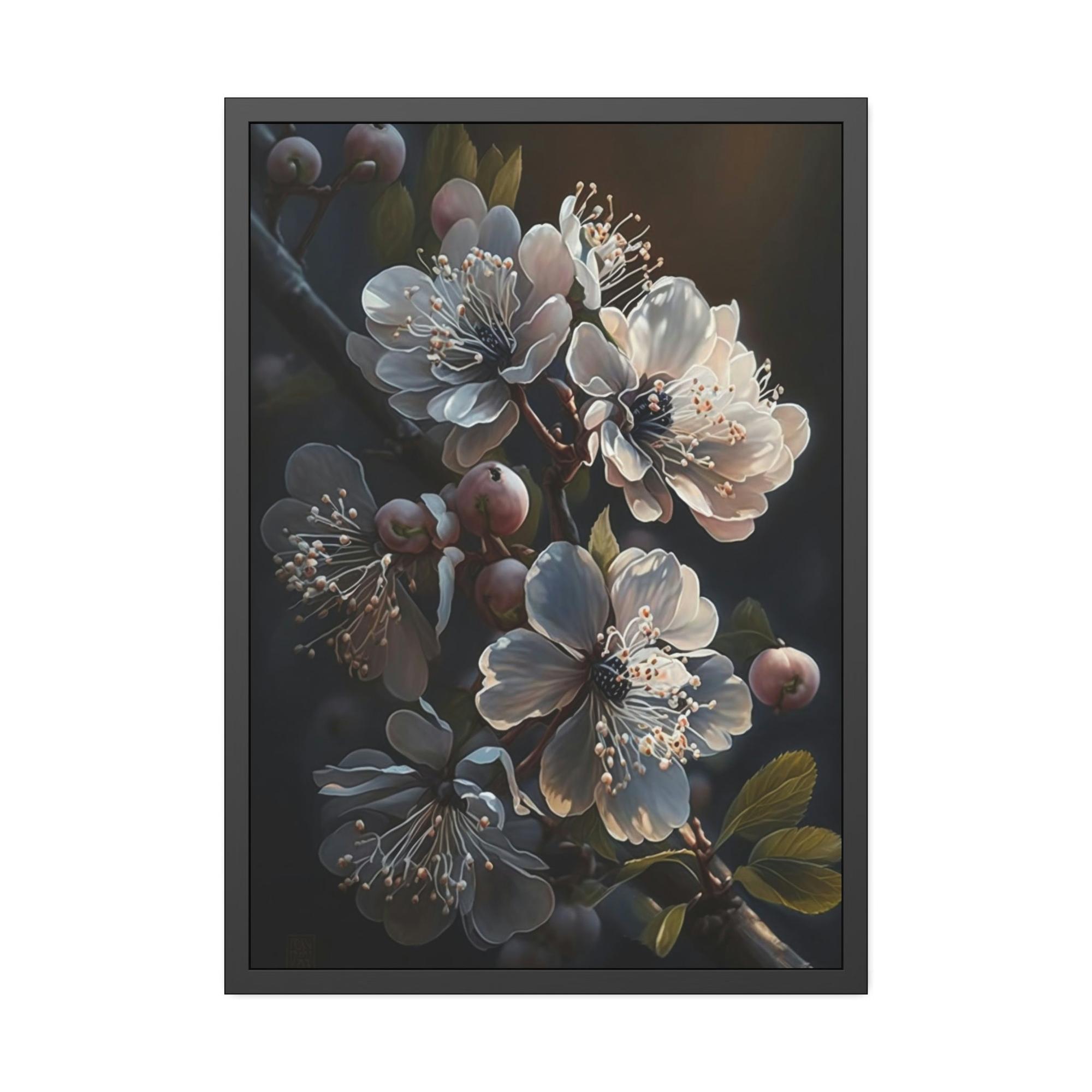 Cherry Blossoms Graceful Charm: Cherry Blossoms on High-Quality Print
