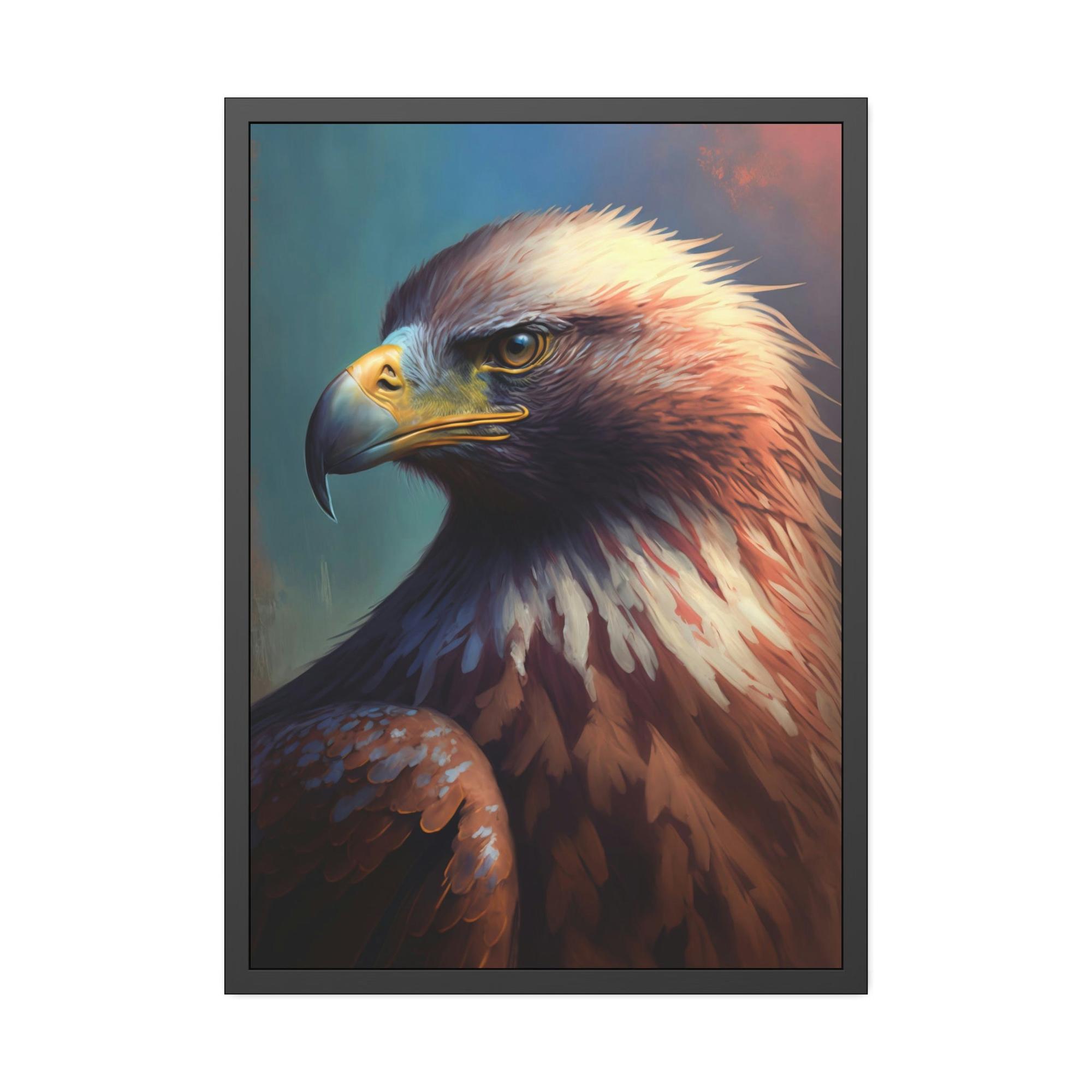 Eagles Soaring Solitude: Majestic Eagles Grace the Natural Canvas