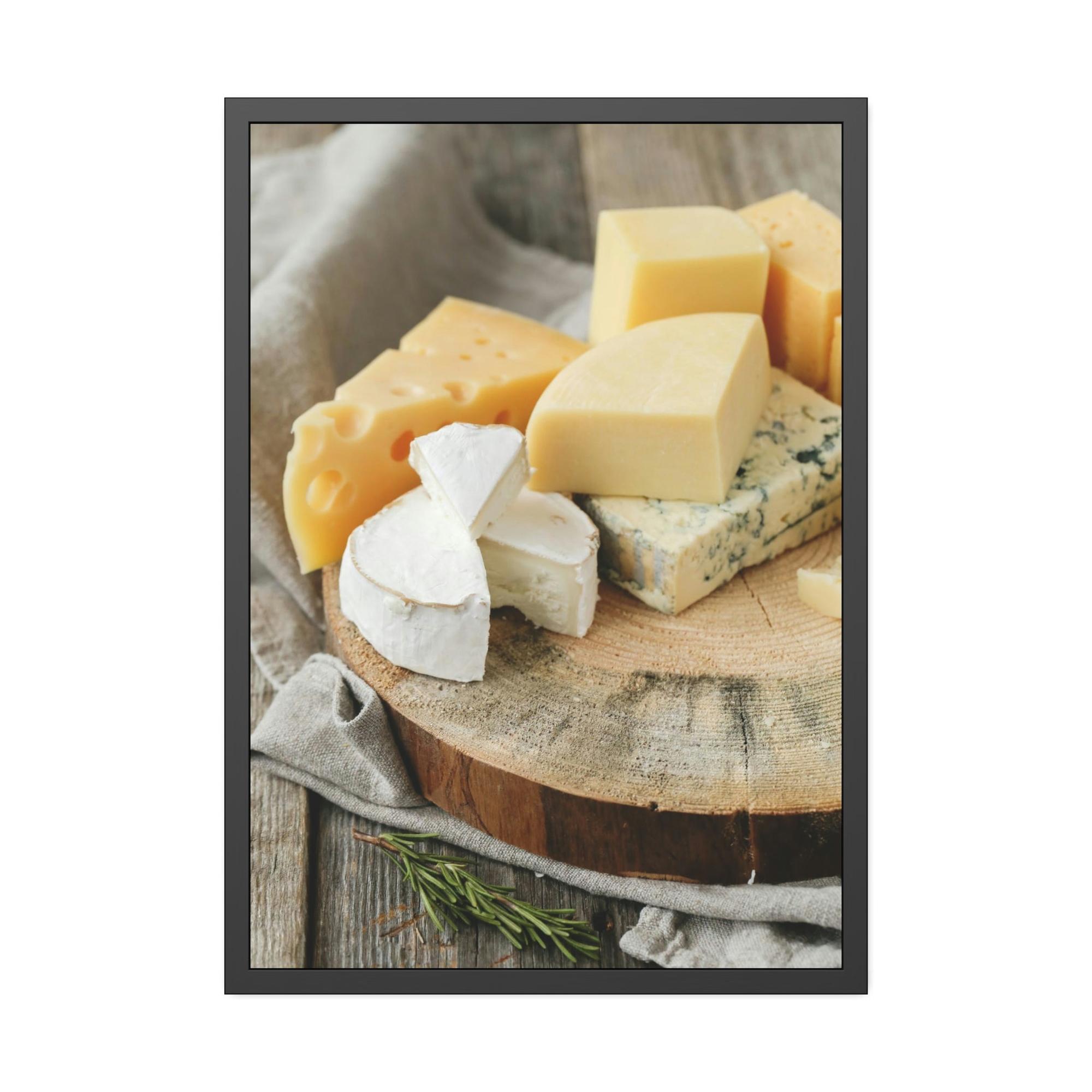 Cheese The Beauty of Cheese: Premium Canvas Prints of Artfully Arranged Cheese Plates