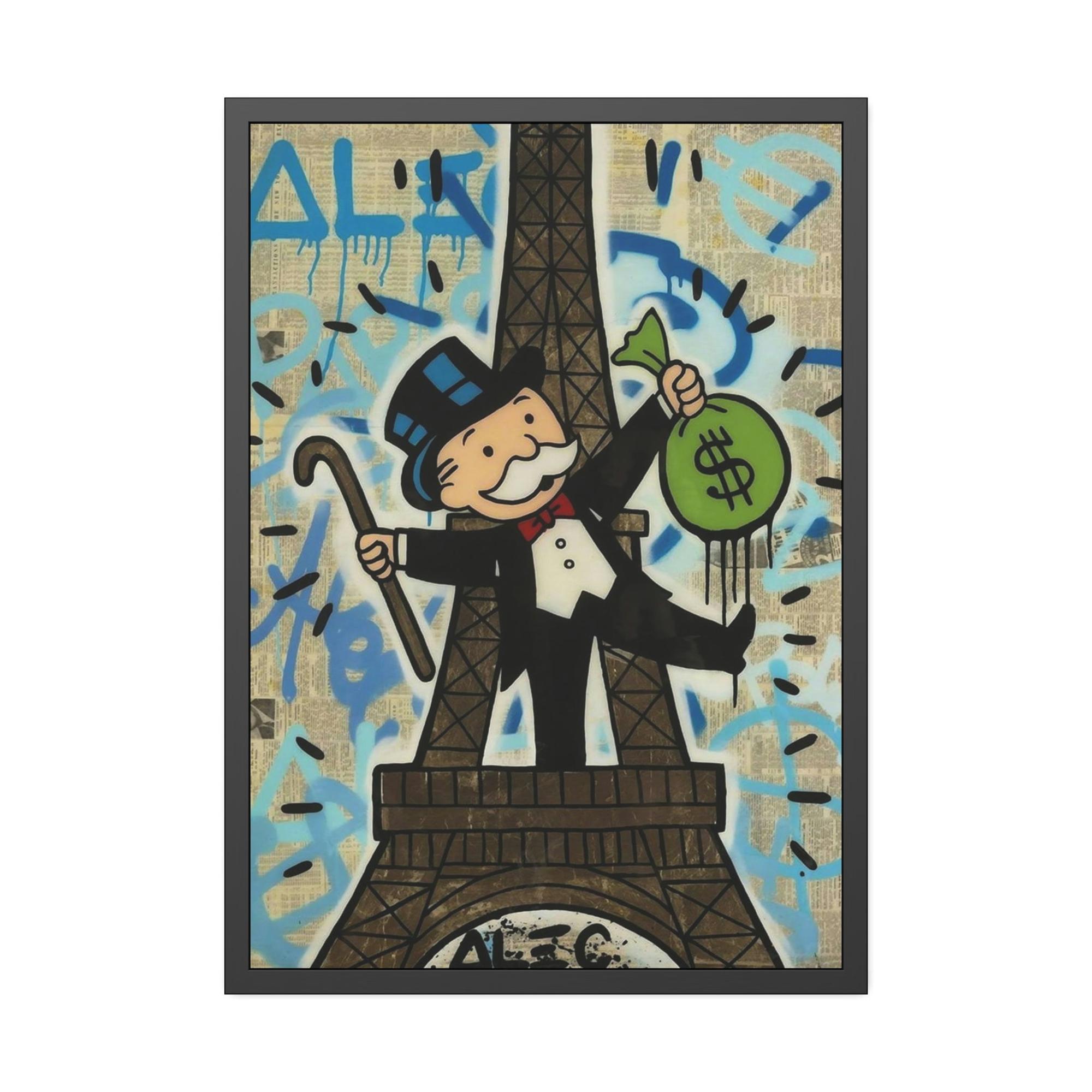 Monopoly & Motivation The Art of the Urban Landscape: Alec Monopoly's Framed Posters and Canvas Art