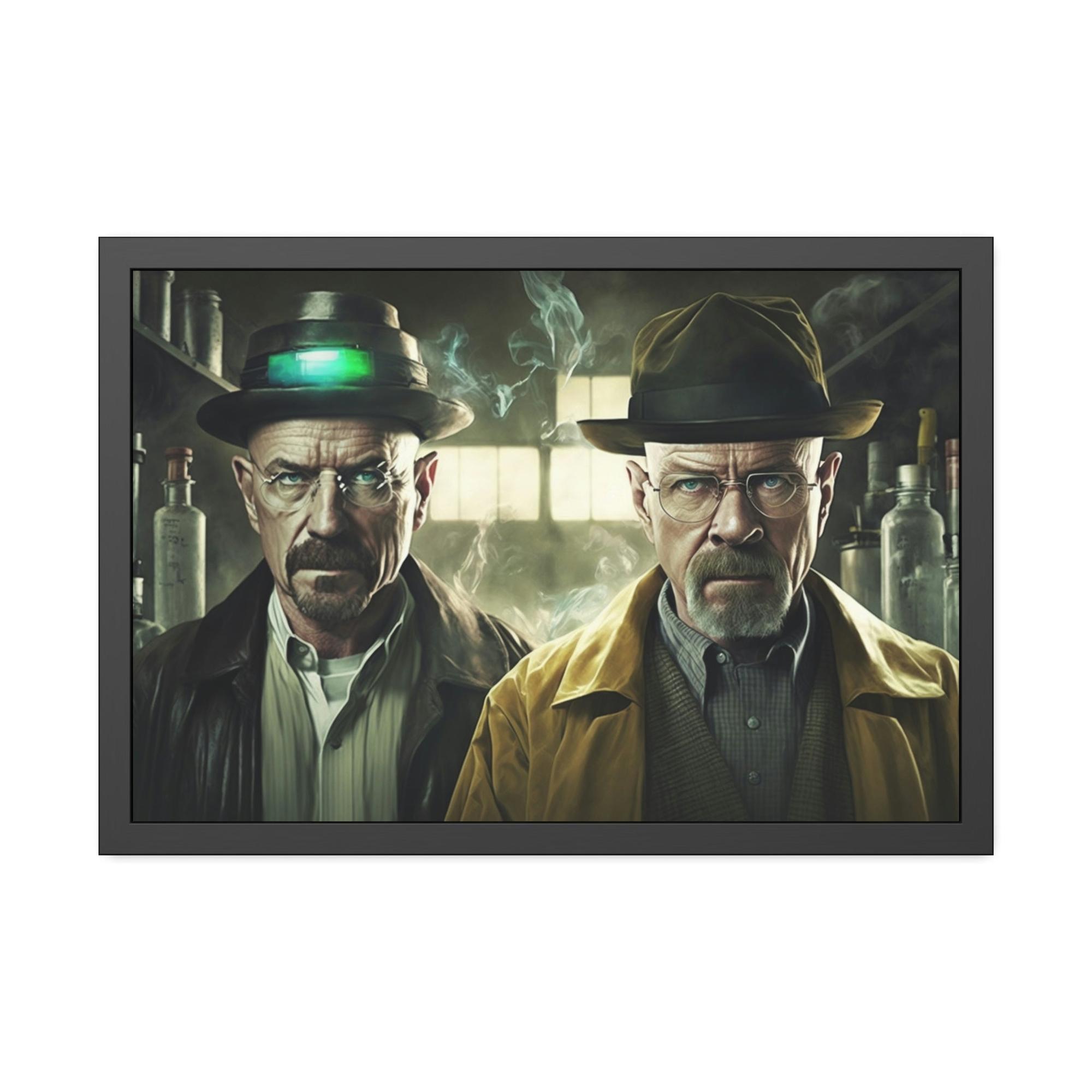 Breaking Bad Heisenberg's Legacy: Iconic Breaking Bad Artwork on Canvas