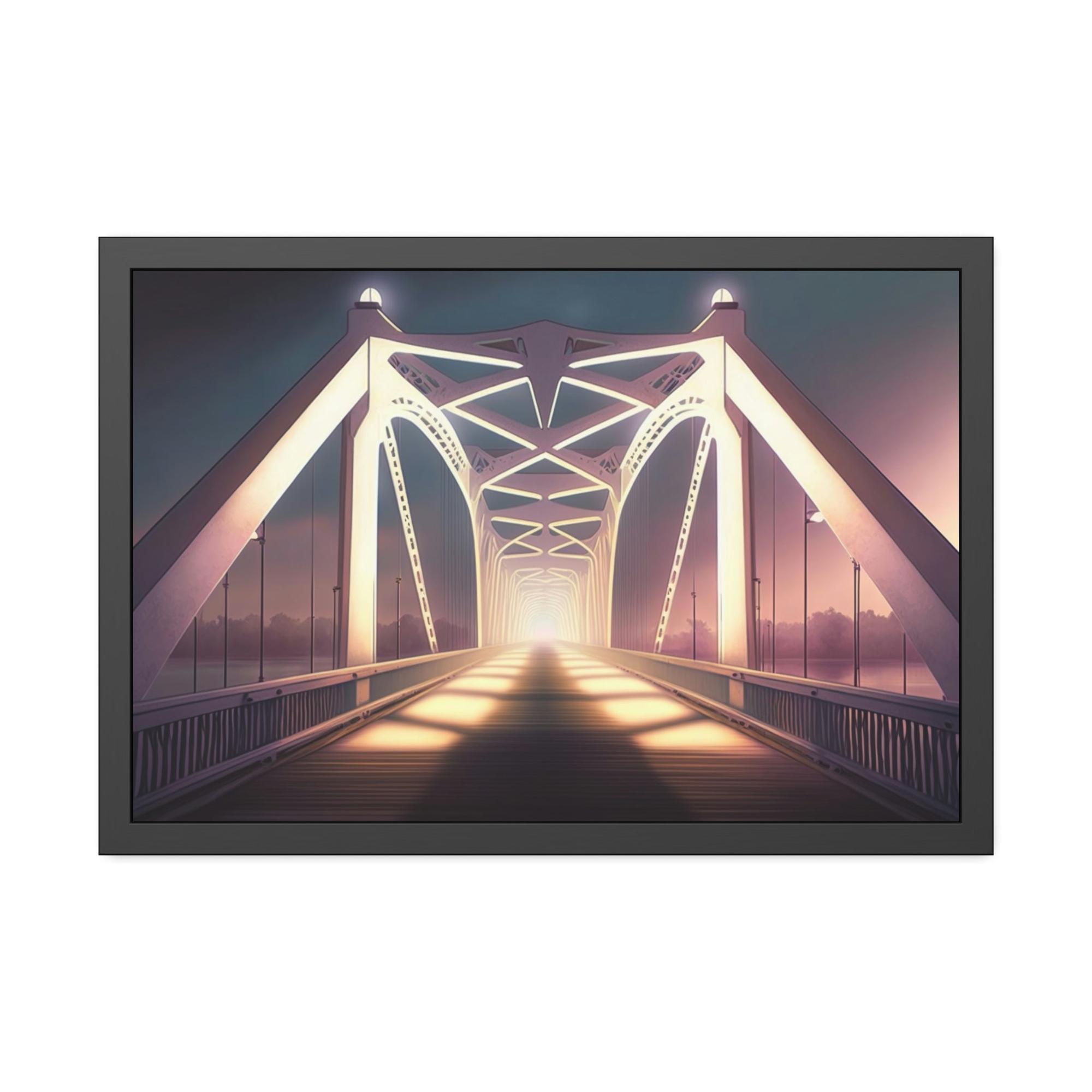 Bridge Bridge to Serenity: Beautiful Artwork of a Bridge on Canvas and Print