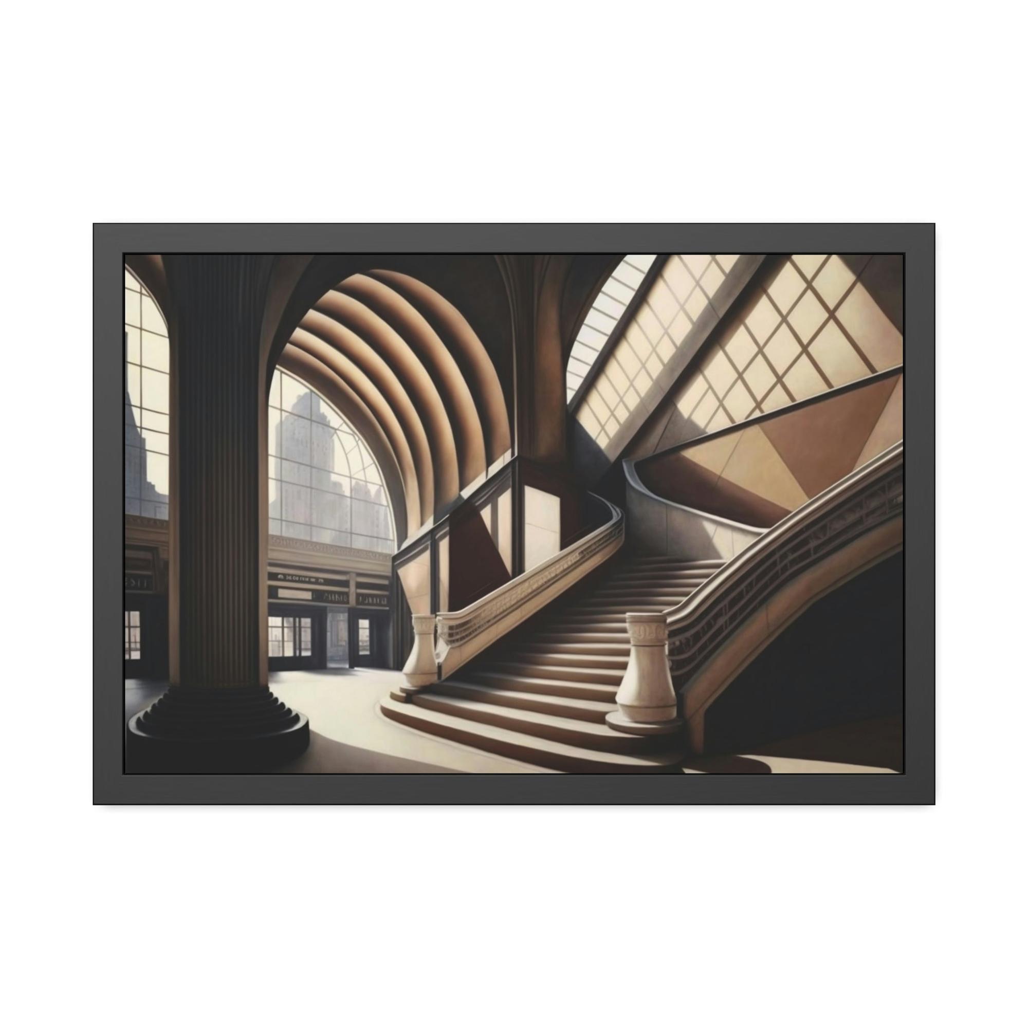 Architecture Enchanting Cityscape: Captivating Architecture on Natural Canvas & Poster