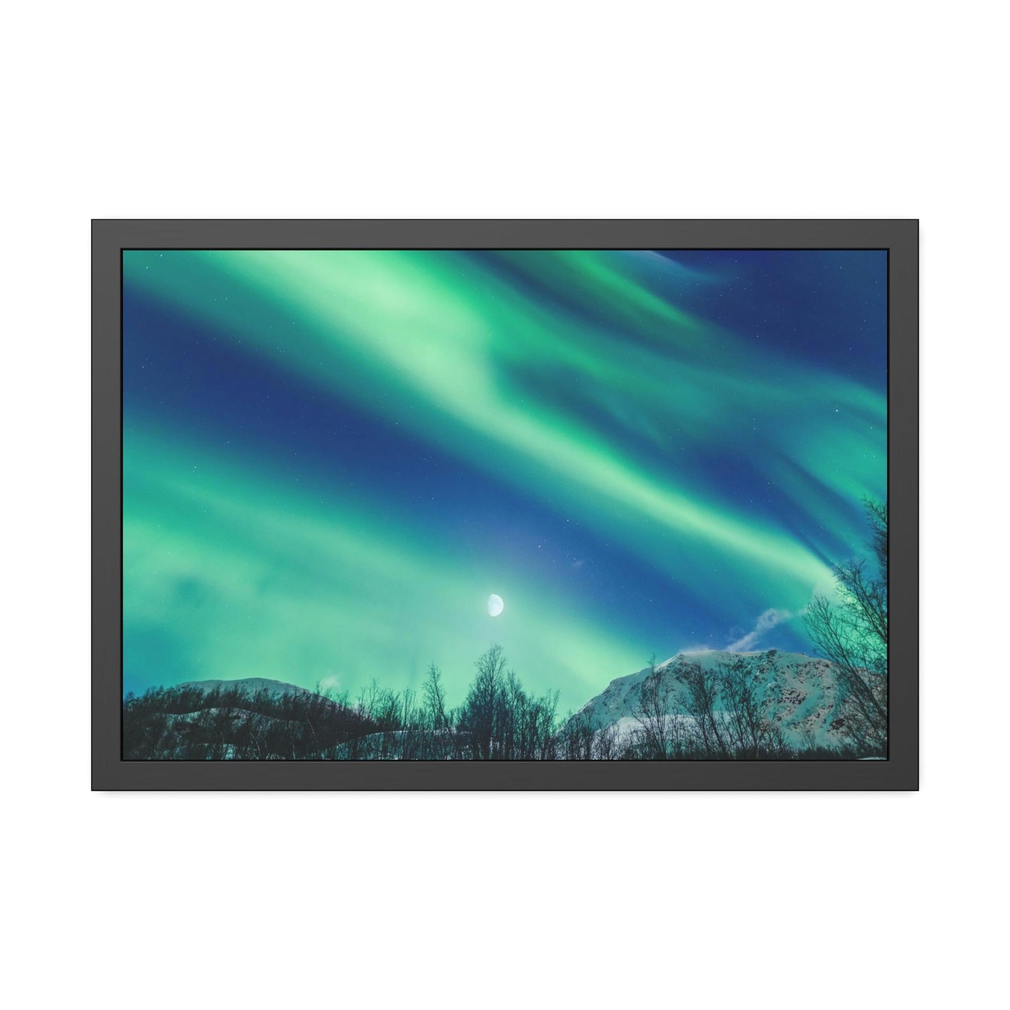 Aurora Borealis Aurora Borealis Magic: High-Quality Print on Canvas for Your Wall