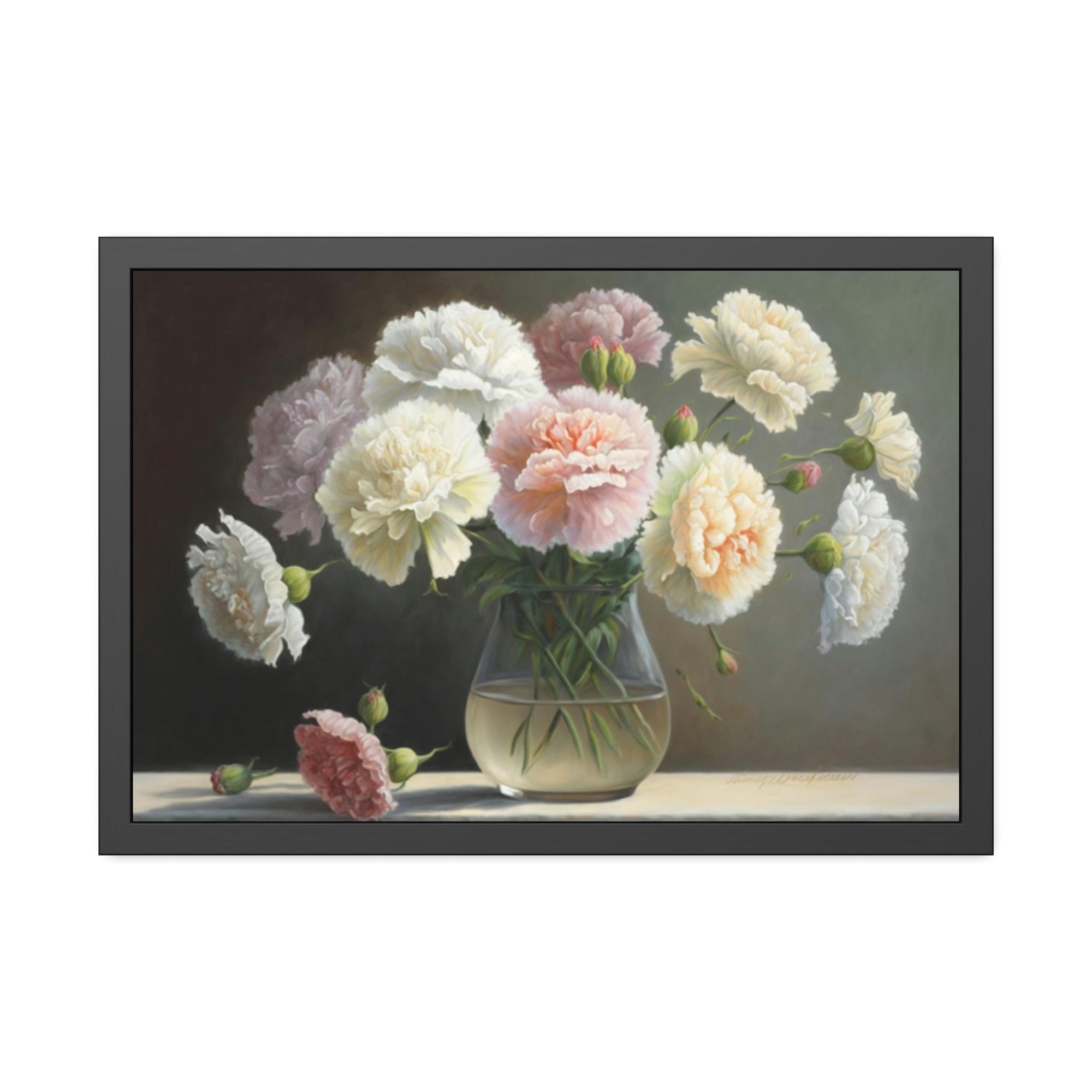 undefined Garden Treasures: Carnations Print on Canvas and Art Prints for Your Home