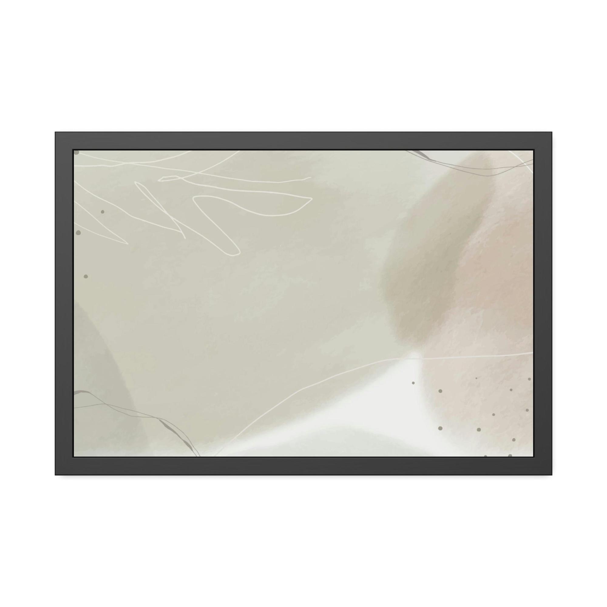 Boho Boho Blissful Abode: A Framed Canvas Painting that Adds a Boho Touch to your Home