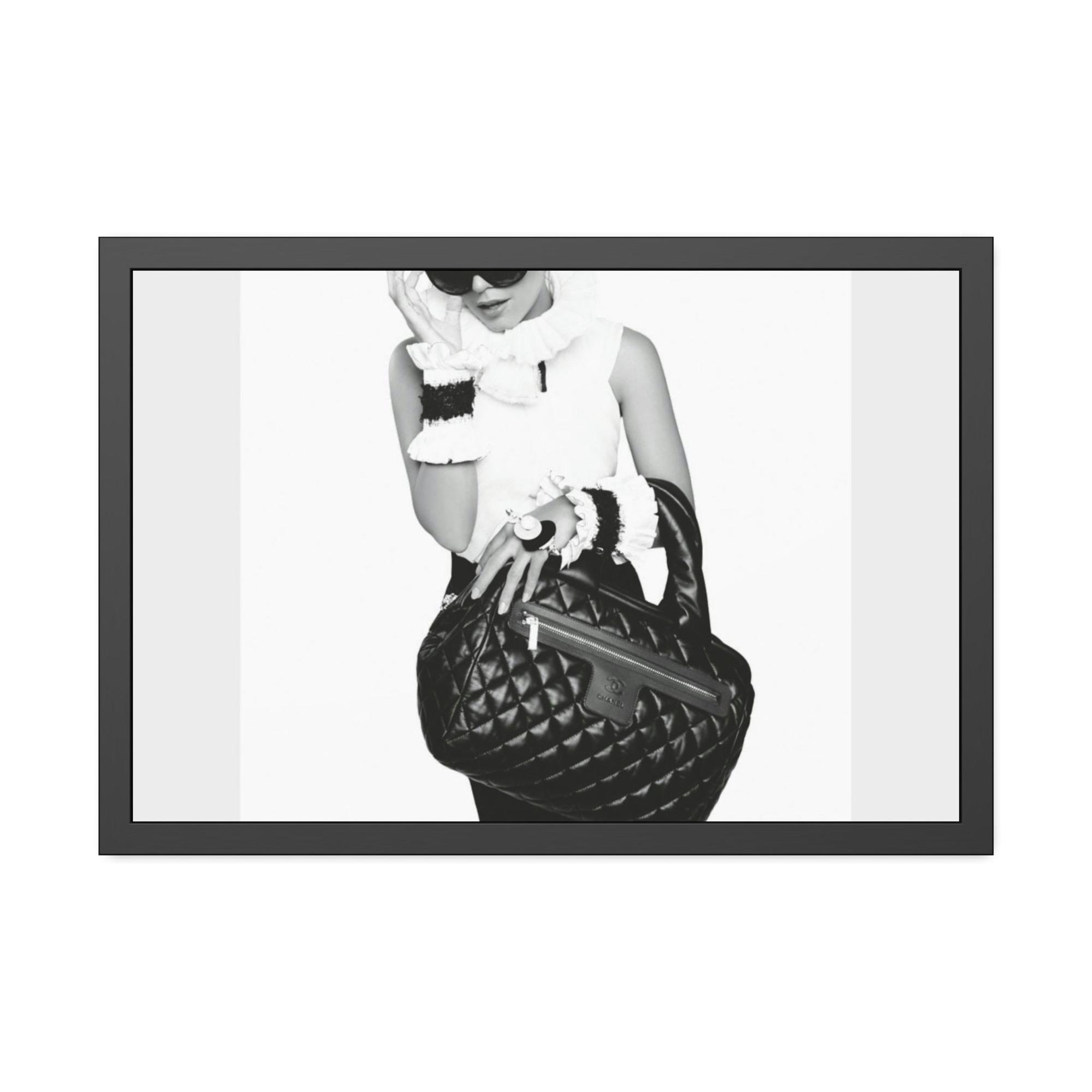 Chanel Fashion Forward: Chanel-Inspired Framed Poster Art