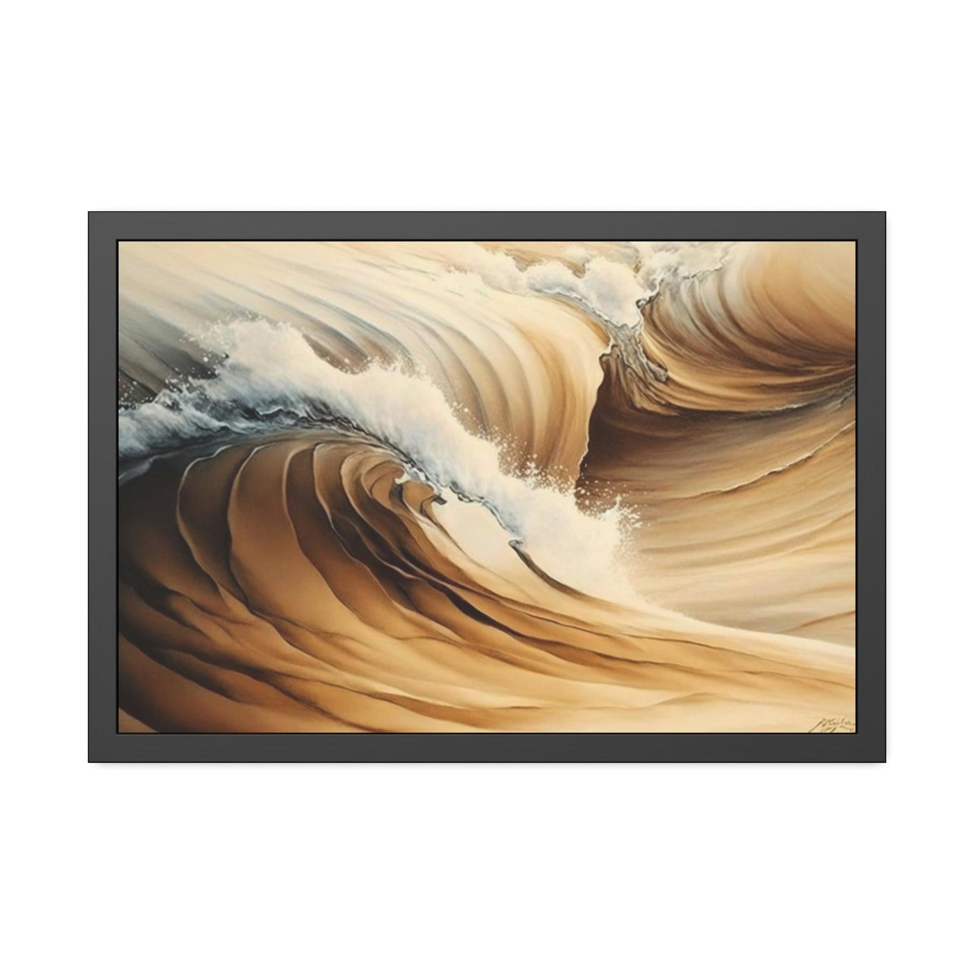 undefined Serene Beige Dreams: Natural Canvas Wall Art for a Calming Vibe