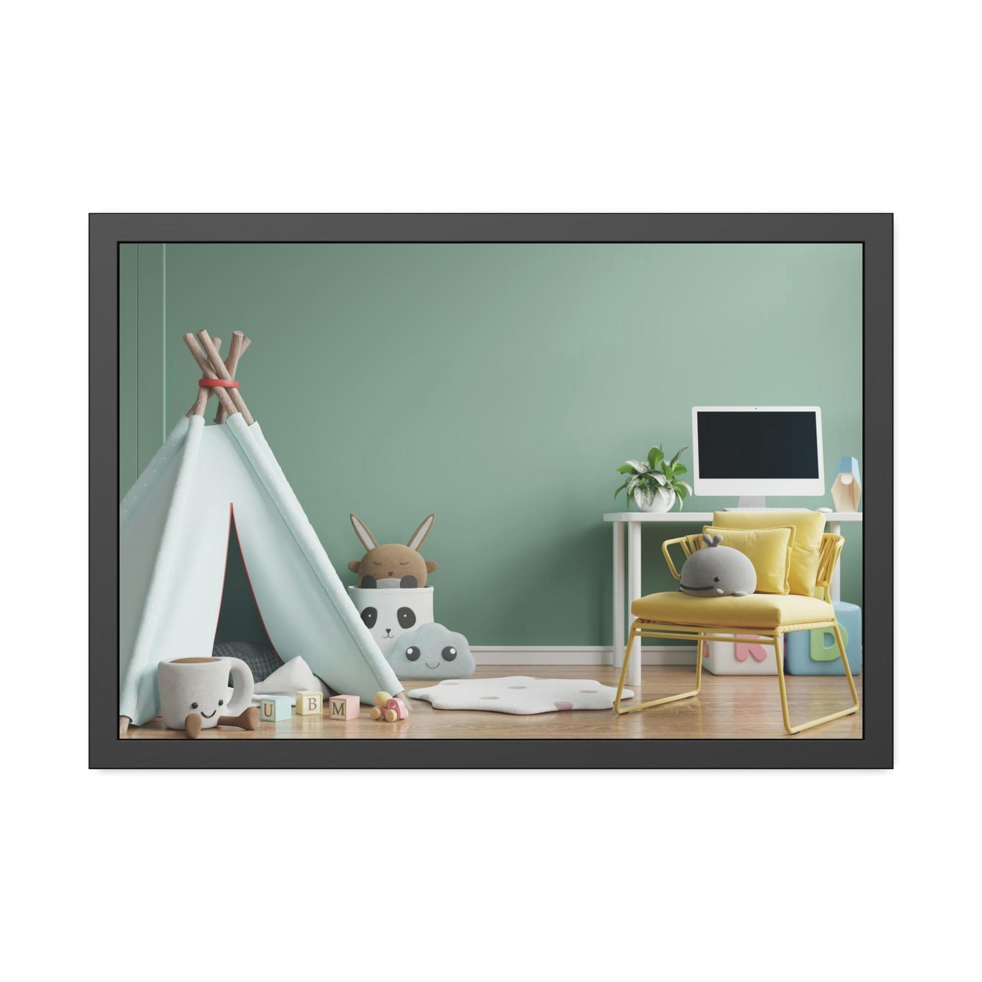 Boys Room Boys Room Art on a Natural Canvas with a Construction Zone Theme: Perfect for Little Builders