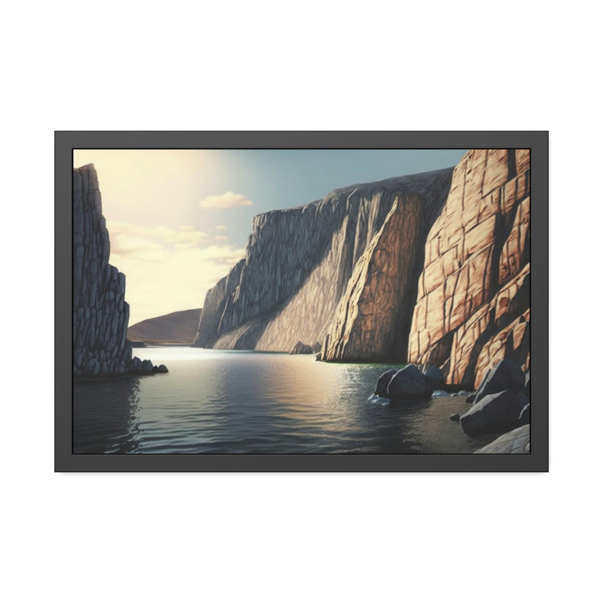 Cliffs Majestic Cliffs: Natural Canvas Wall Art with Scenic Beauty