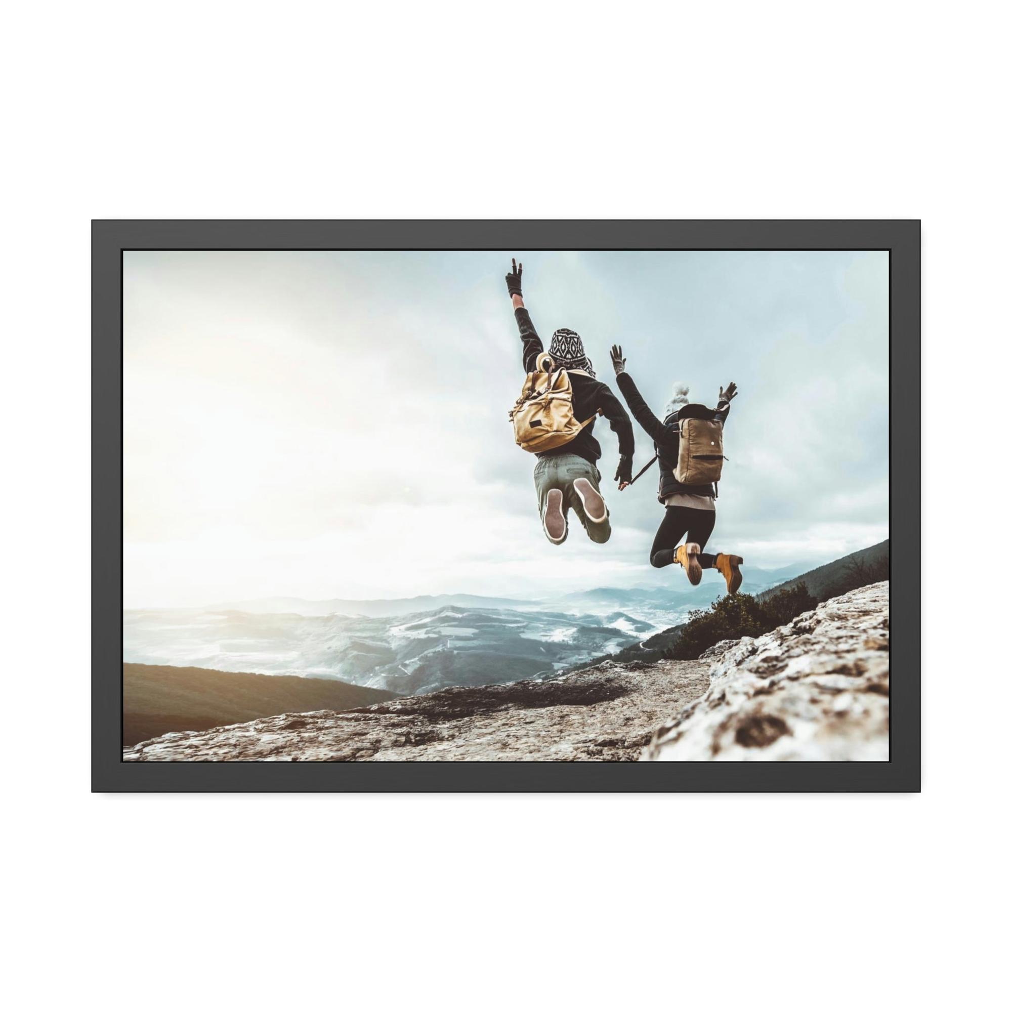 Action And Adventure The Power of Adventure in Art Form: A Vibrant Print on a Framed Poster