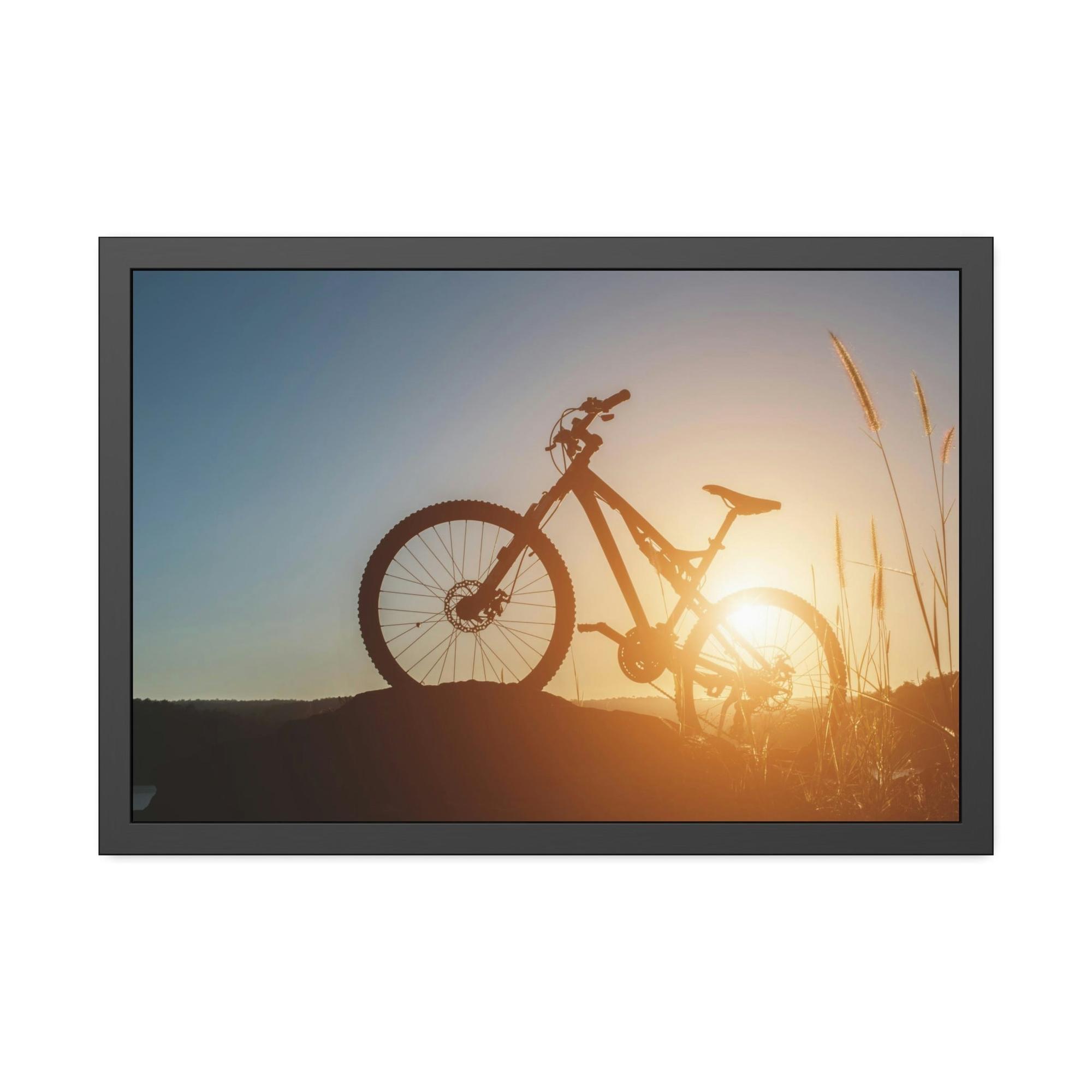Bicycles Bicycles at Dawn: Scenic Poster for Your Home Office
