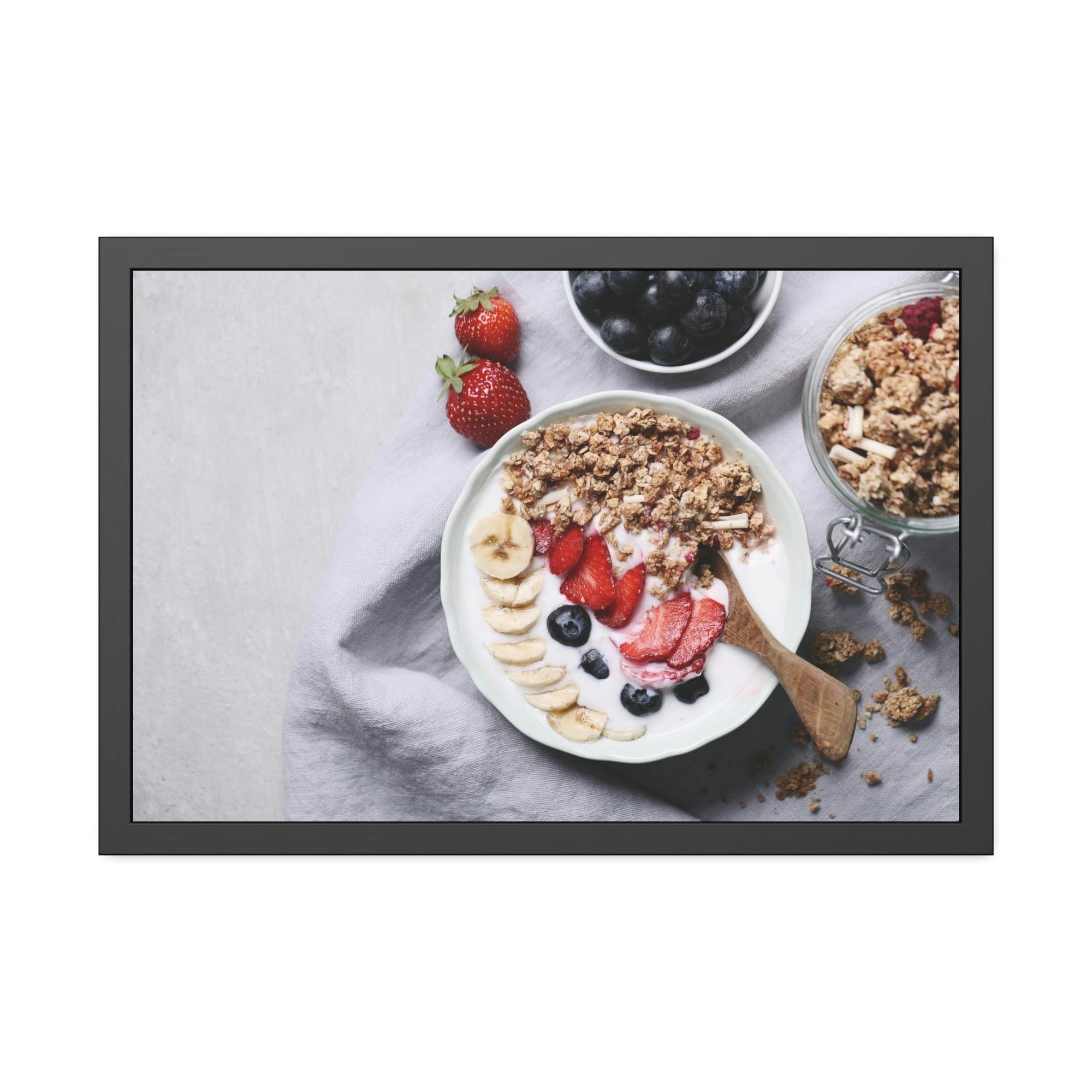Breakfast Delicious Morning: Canvas Print of a Sumptuous Breakfast Spread