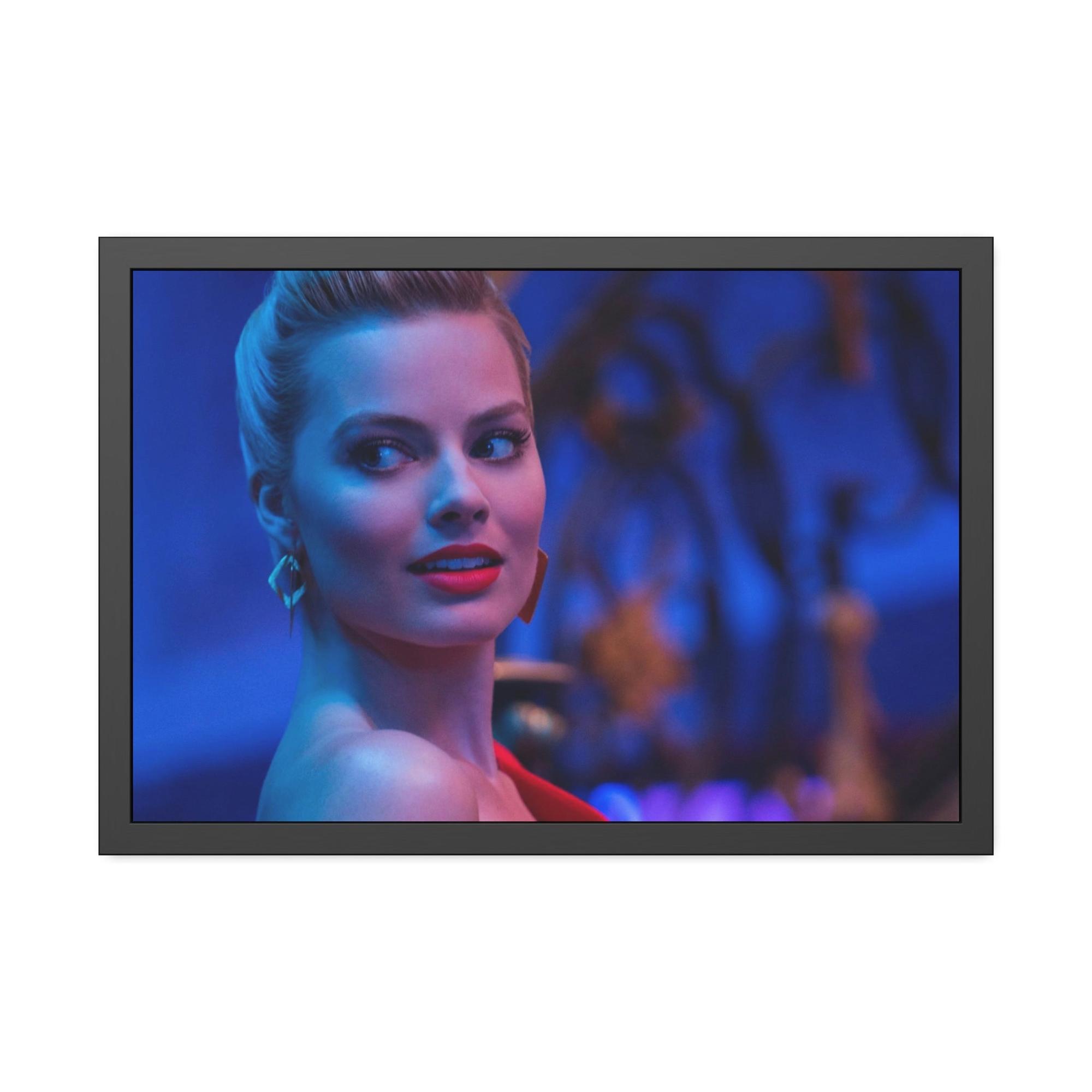 Celebrities Glamorous Hollywood Nights: Celebrity Portrait on Framed Canvas