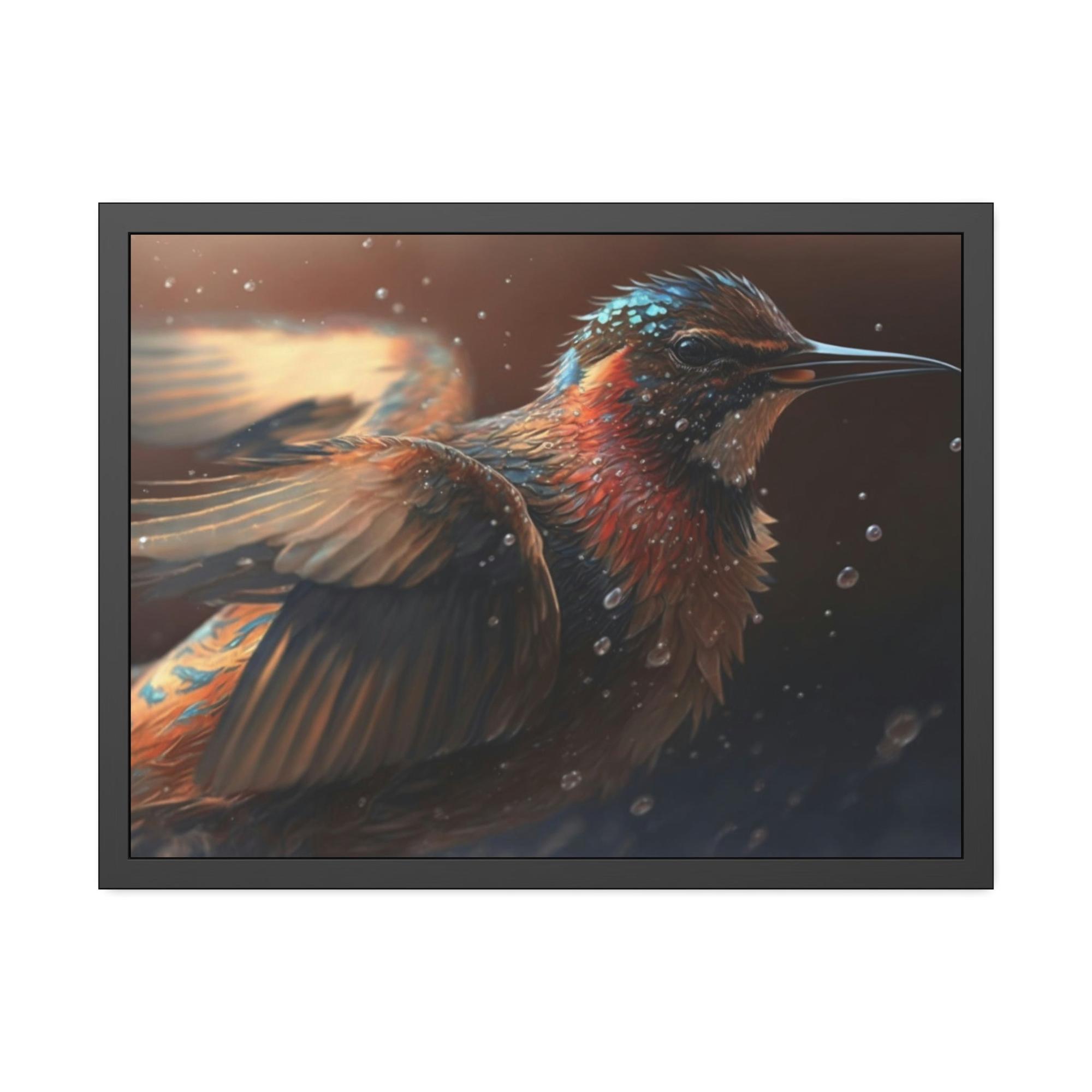 Birds The Flight of Fantasy: A Framed Canvas & Poster Print of Birds